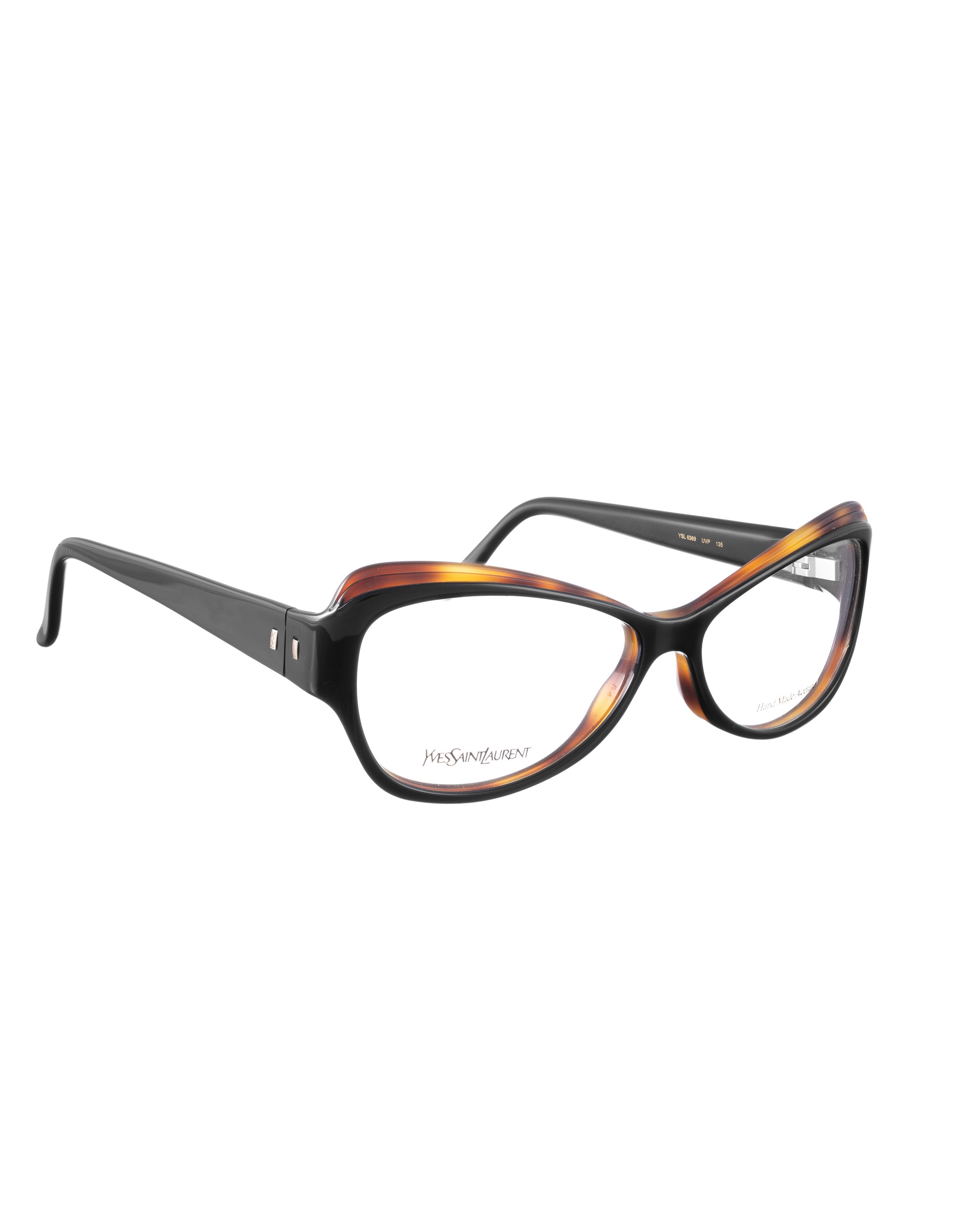 Yves Saint Laurent Yves Saint Laurent 00s Cat Eye Havana Glasses Size ONE SIZE - 1 Thumbnail
