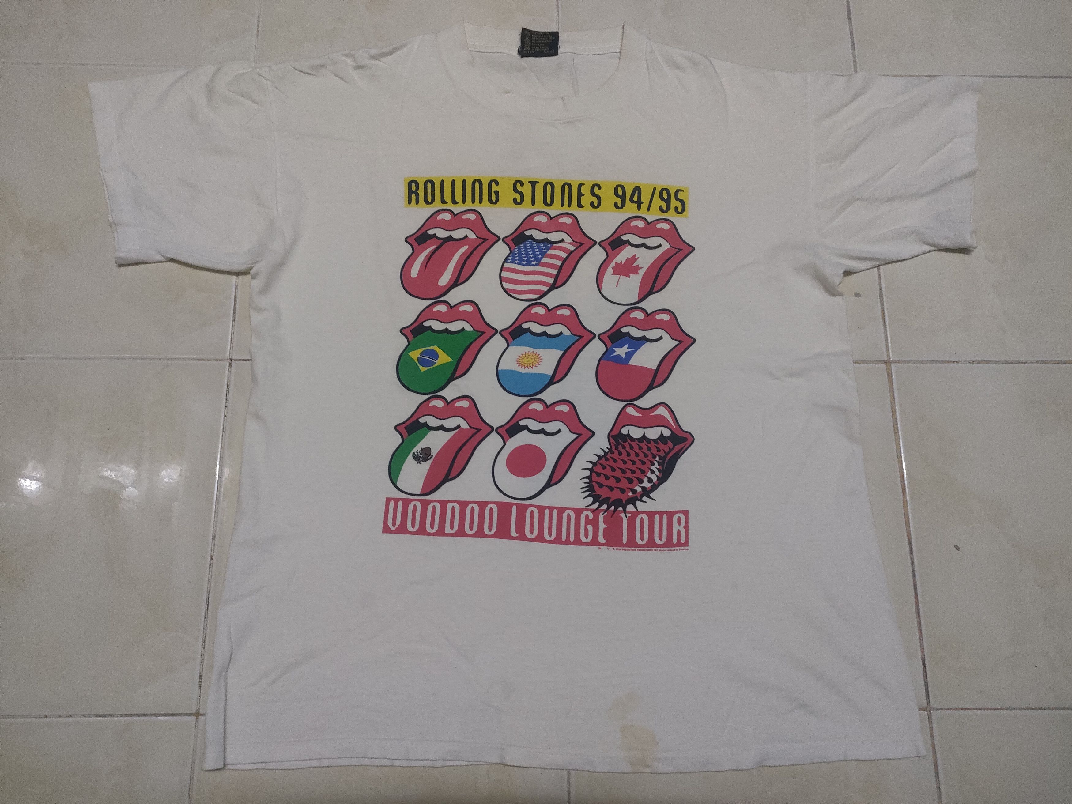 Rock T Shirt × The Rolling Stones × Vintage Vintage The Rock T Shirt × The Rolling Stones × Vintage Vintage The
