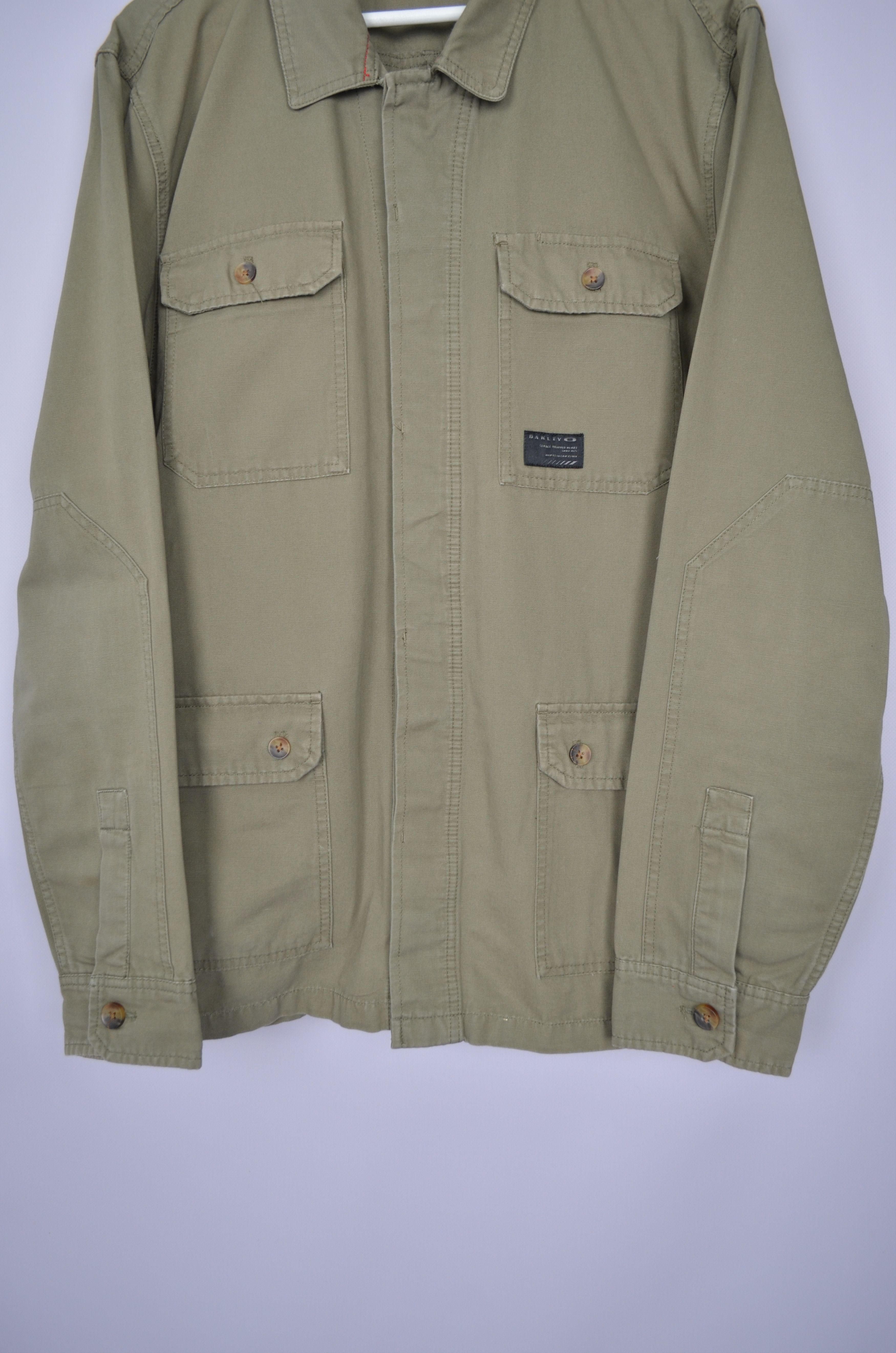 Oakley × Vintage Oakley The Dawn Khaki Olive Jacket Chore Coat Size XL Size US XL / EU 56 / 4 - 5 Thumbnail