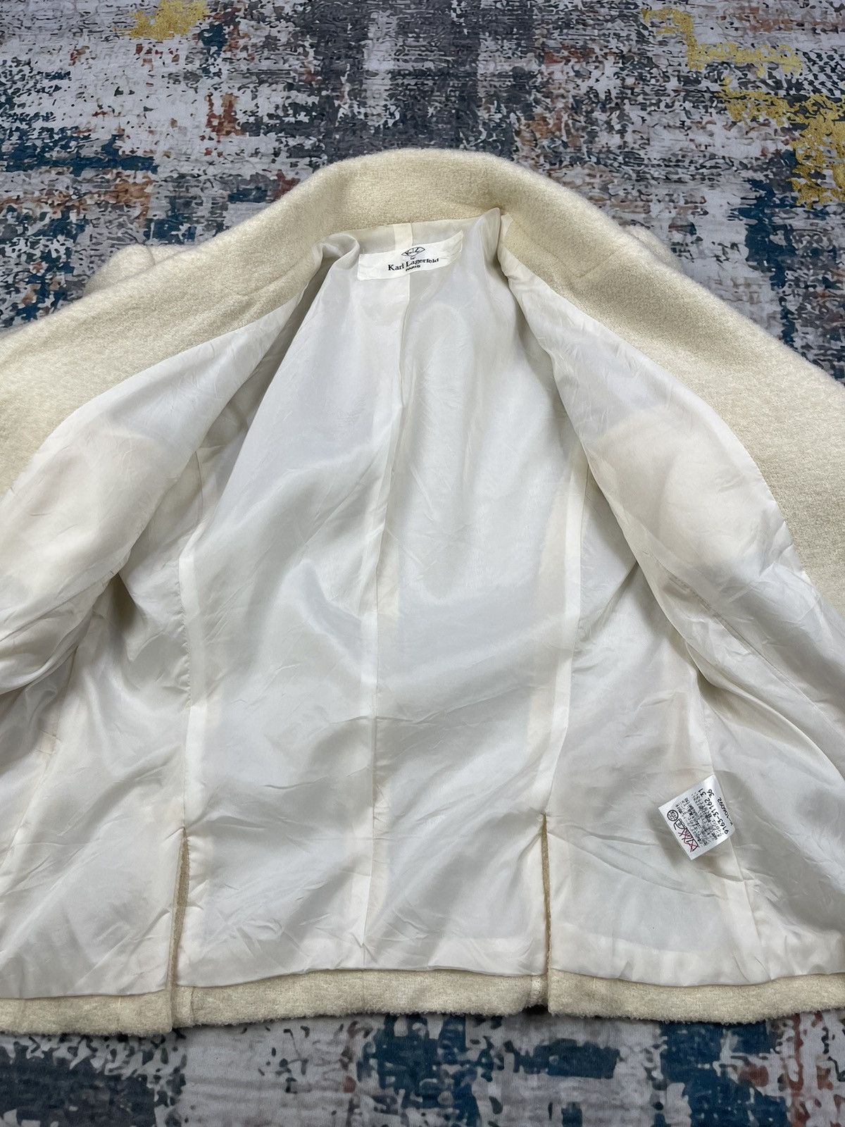 Karl Lagerfeld Karl Lagerfeld Single Breasted Notch Lapel Wool Size S / US 4 / IT 40 - 11 Thumbnail