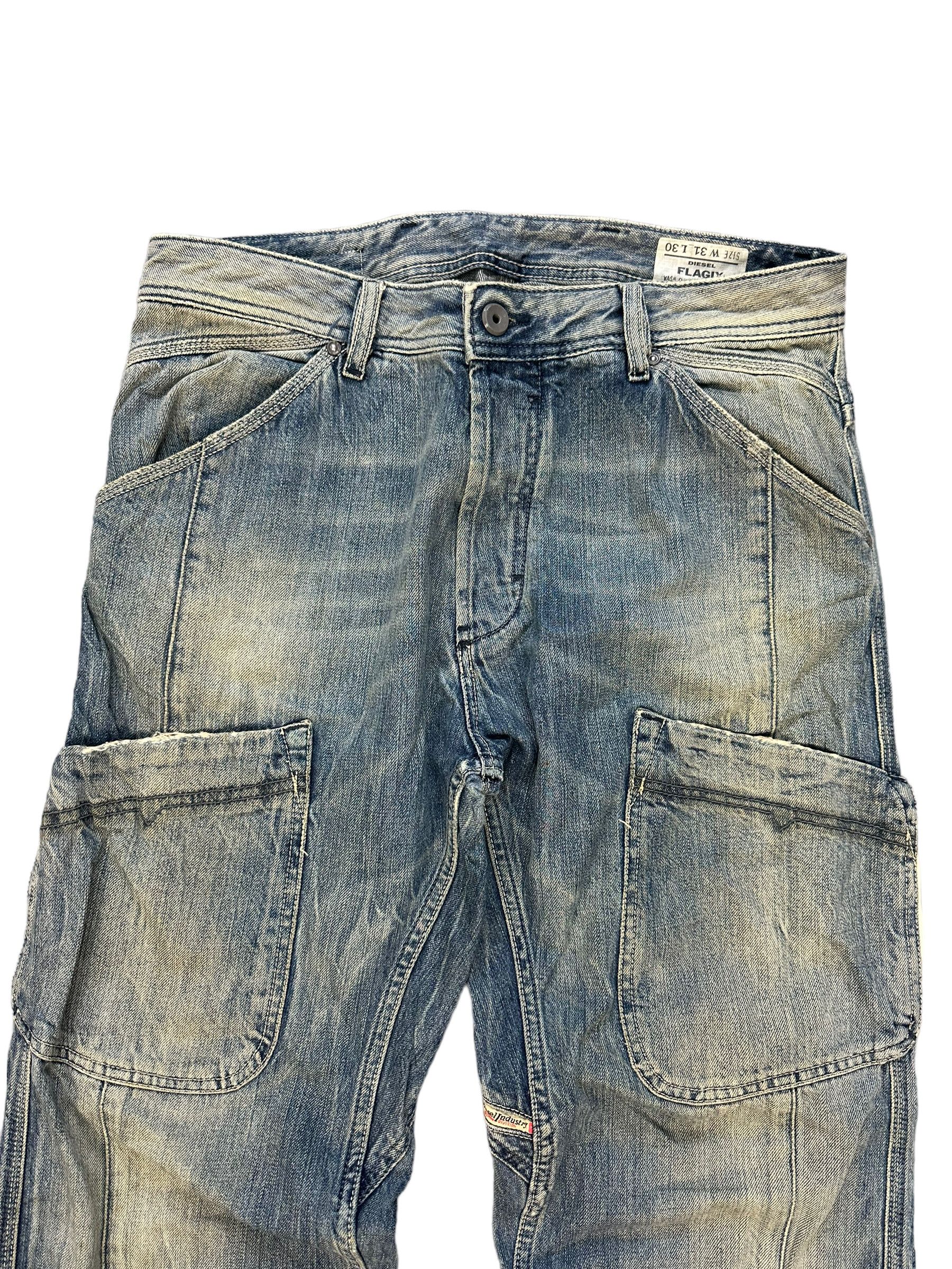 Diesel DIESEL FLAGIX CARPENTER CARGO DENIM PANT #7919-190 Size US 34 / EU 50 - 2 Thumbnail