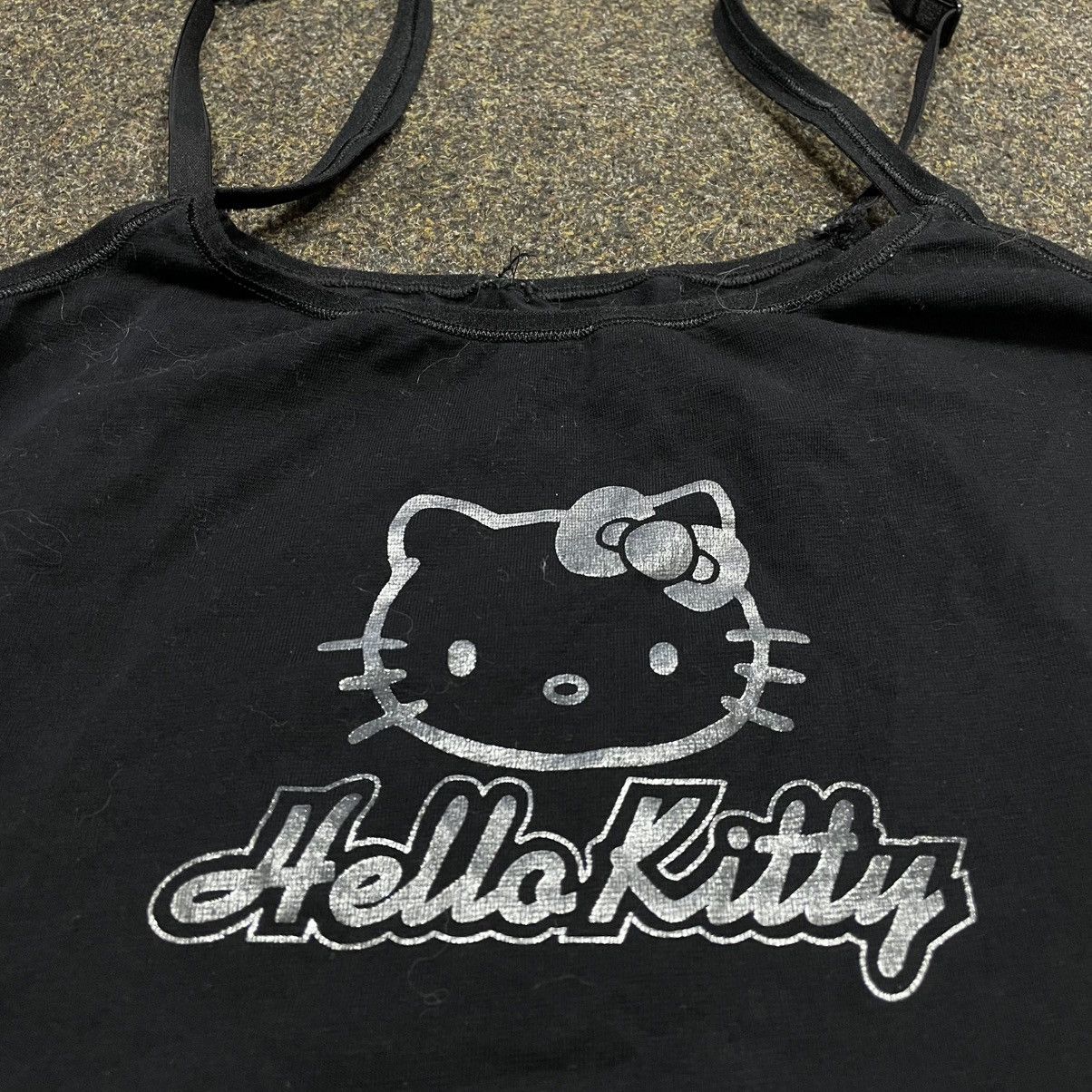 Vintage Vintage Y2K top 90s HELLO KITTY crop ABSTRACT M Size M / US 6-8 / IT 42-44 - 4 Thumbnail