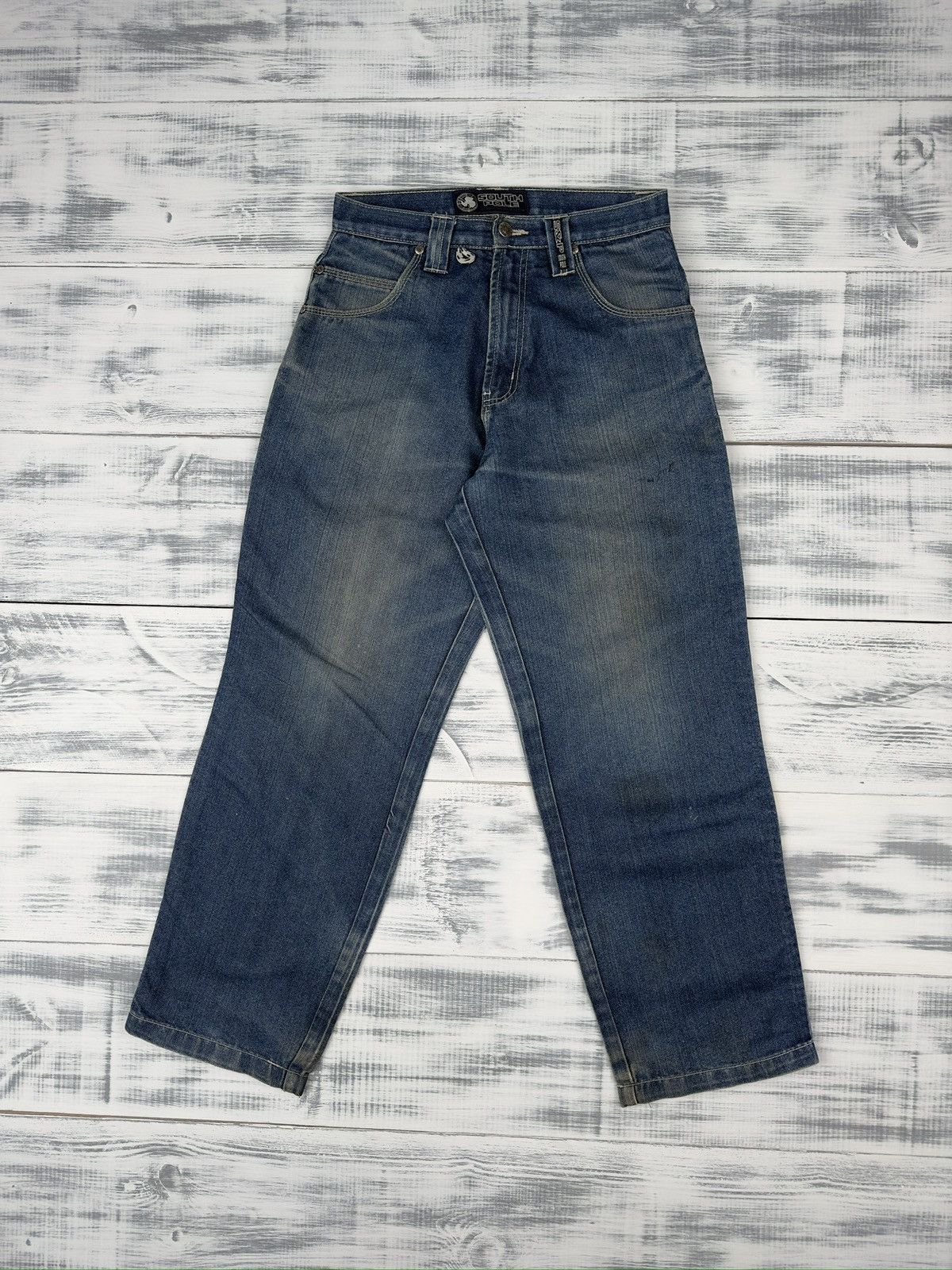 Southpole × Vintage VINTAGE SOUTHPOLE JEANS BAGGY DENIM SKATER DISTRESSED DENIM Size US 30 / EU 46 - 2 Thumbnail