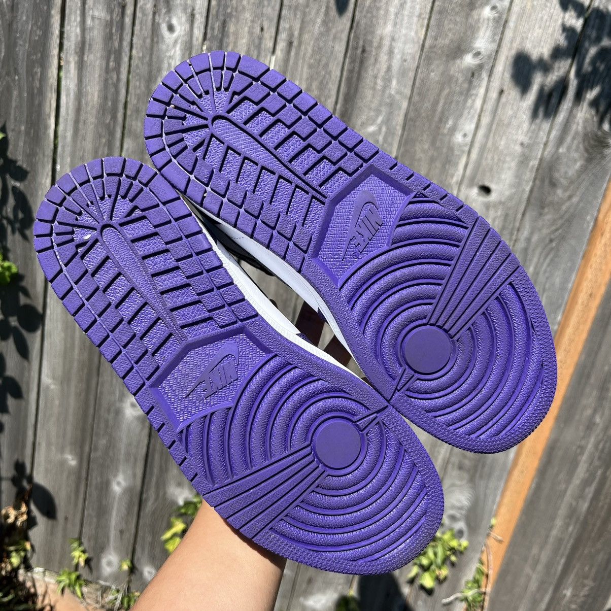 Nike Nike air jordan 1 court purple size 9 men Size US 9 / EU 42 - 8 Thumbnail