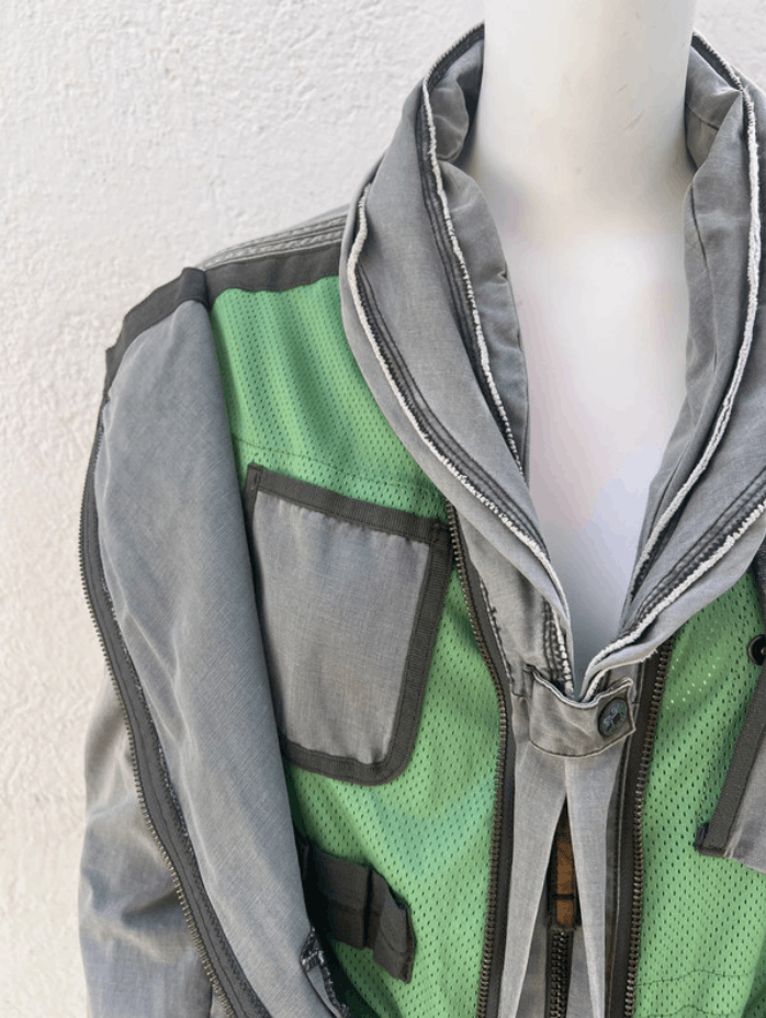 Marithe + Francois Girbaud Marithe Francois Girbaud Jacket Bomber Stealh Coat EX0099 Size M / US 6-8 / IT 42-44 - 3 Thumbnail