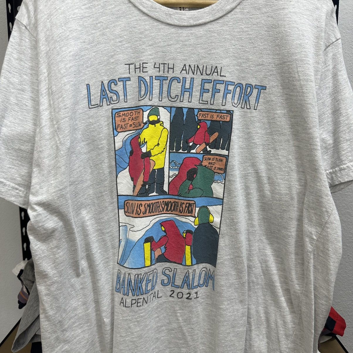 American Apparel × Vintage Rare Annual Last Ditch Effort Tees Size US L / EU 52-54 / 3 - 2 Thumbnail