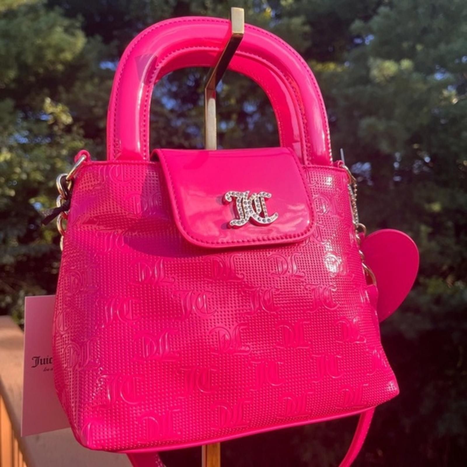 Juicy Couture Juicy Couture, Live Laugh, Pink Flash Crossbody Bag​​ NWT Size ONE SIZE - 1 Thumbnail