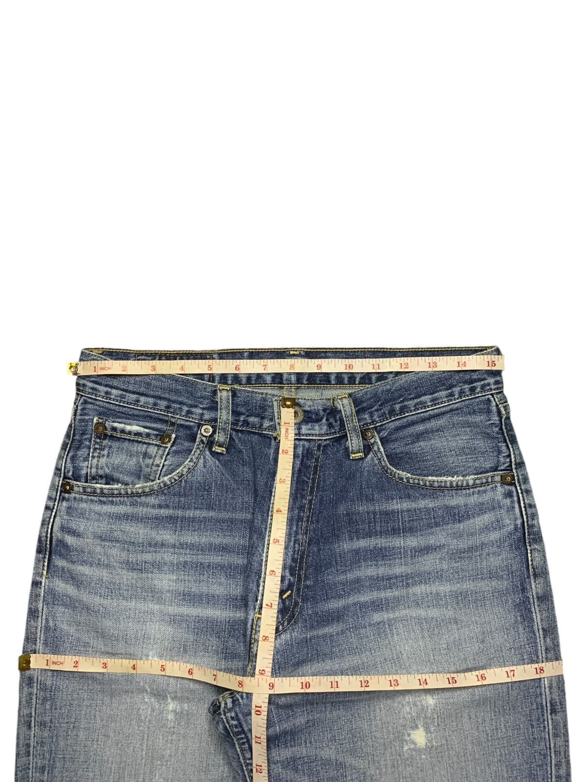 Levi's × Levi's Vintage Clothing Vintage 90s Levis 502 Faded Wash Distressed Baggy Jeans Size US 30 / EU 46 - 12 Thumbnail
