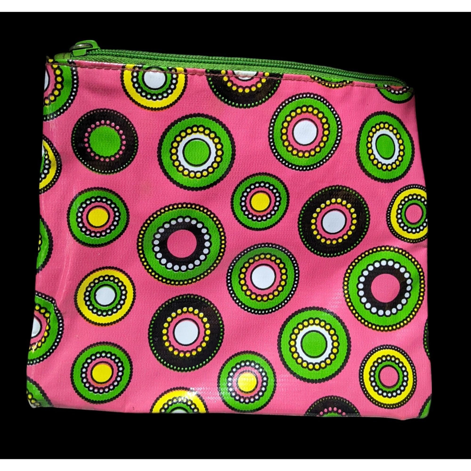 Other Green And Pink Mod Travel Pouch by Mainstreet Collection Size ONE SIZE - 1 Thumbnail