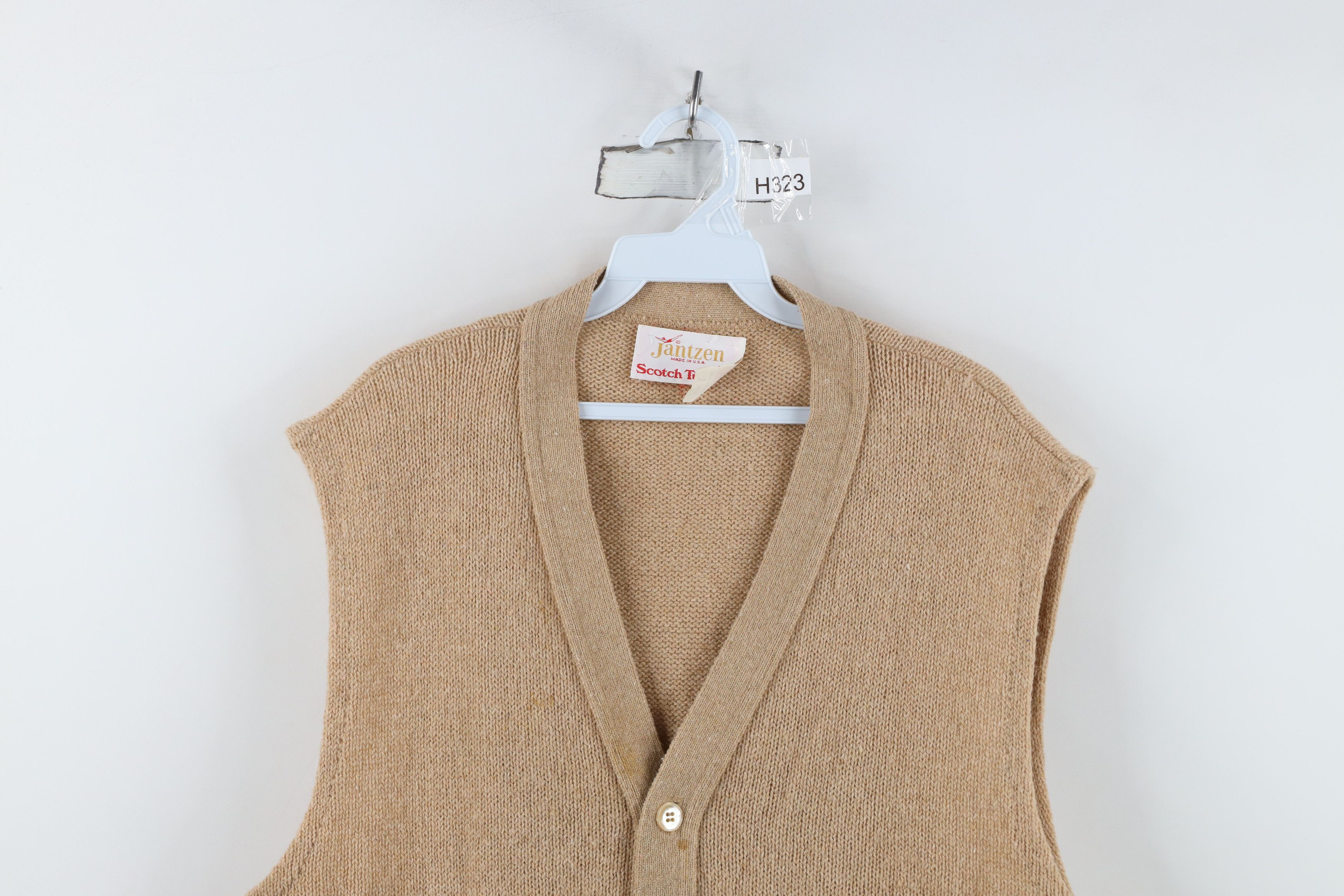 Vintage Vintage 70s Streetwear Ribbed Knit Cardigan Sweater Vest USA Size US L / EU 52-54 / 3 - 2 Thumbnail