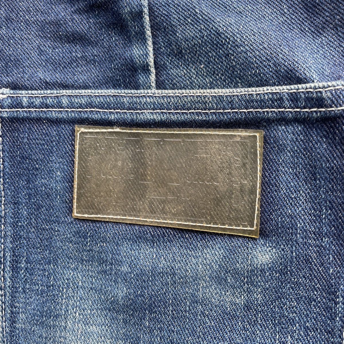 Japanese Brand RARE🔥 Vintage BONDAGE Japanese Faded PUNK Denim Jeans Pants Size US 28 / EU 44 - 10 Thumbnail