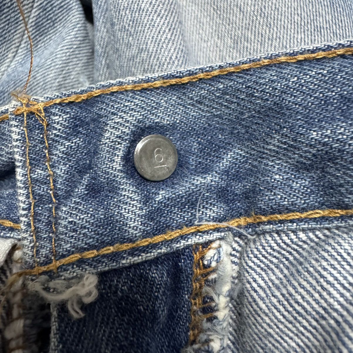 Levi's Vintage 80s Levis 501 Redline Selvedge Jeans #6 Size US 31 - 16 Thumbnail