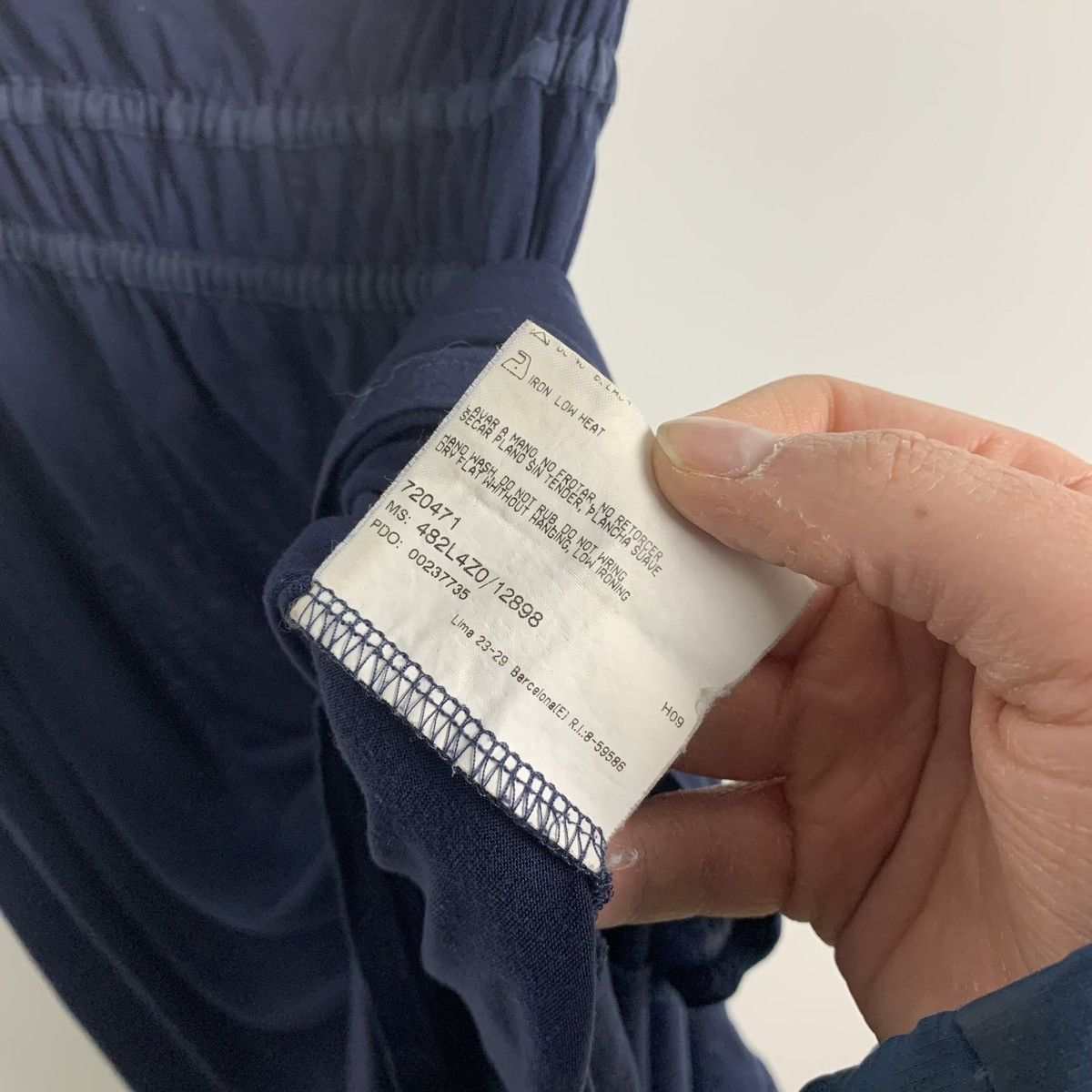 Burberry Thomas Burberry Blue Mini Dress Size XS Size XS / US 0-2 / IT 36-38 - 11 Thumbnail