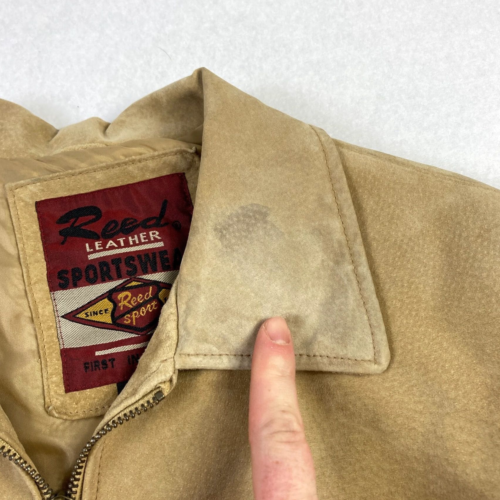 Vintage Reed Sportswear Leather Jacket Women's M Brown Lined Long Sleeve Vintage Size M / US 6-8 / IT 42-44 - 6 Thumbnail