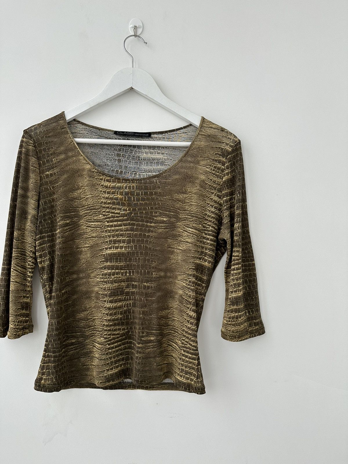 Roberto Cavalli Roberto Cavalli Mesh Chico’s All Print Top Blouse Sleeve Size XL / US 12-14 / IT 48-50 - 2 Thumbnail