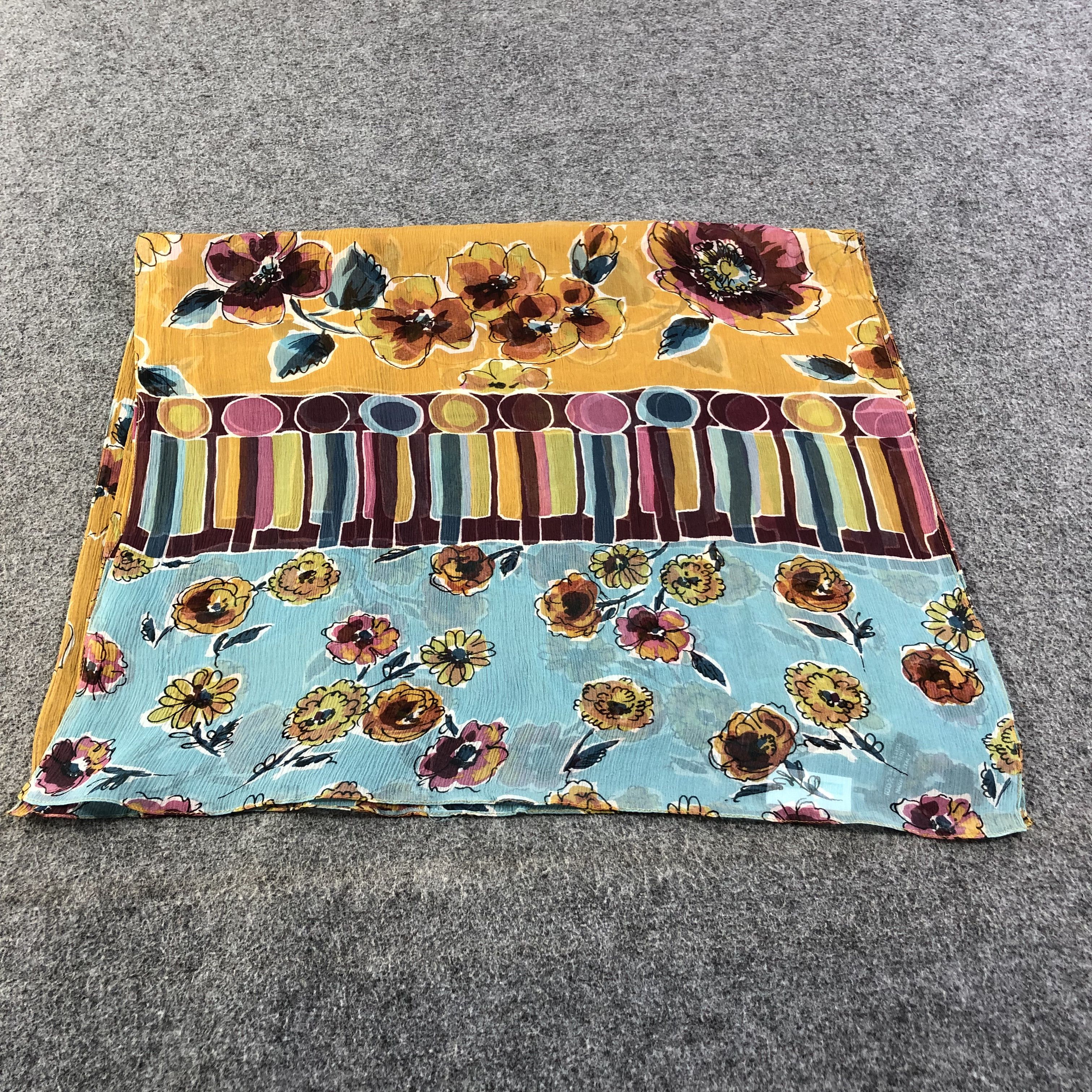 Vintage Printemps Luxury Silk Stole Silk Scarf M773 Size ONE SIZE - 2 Thumbnail