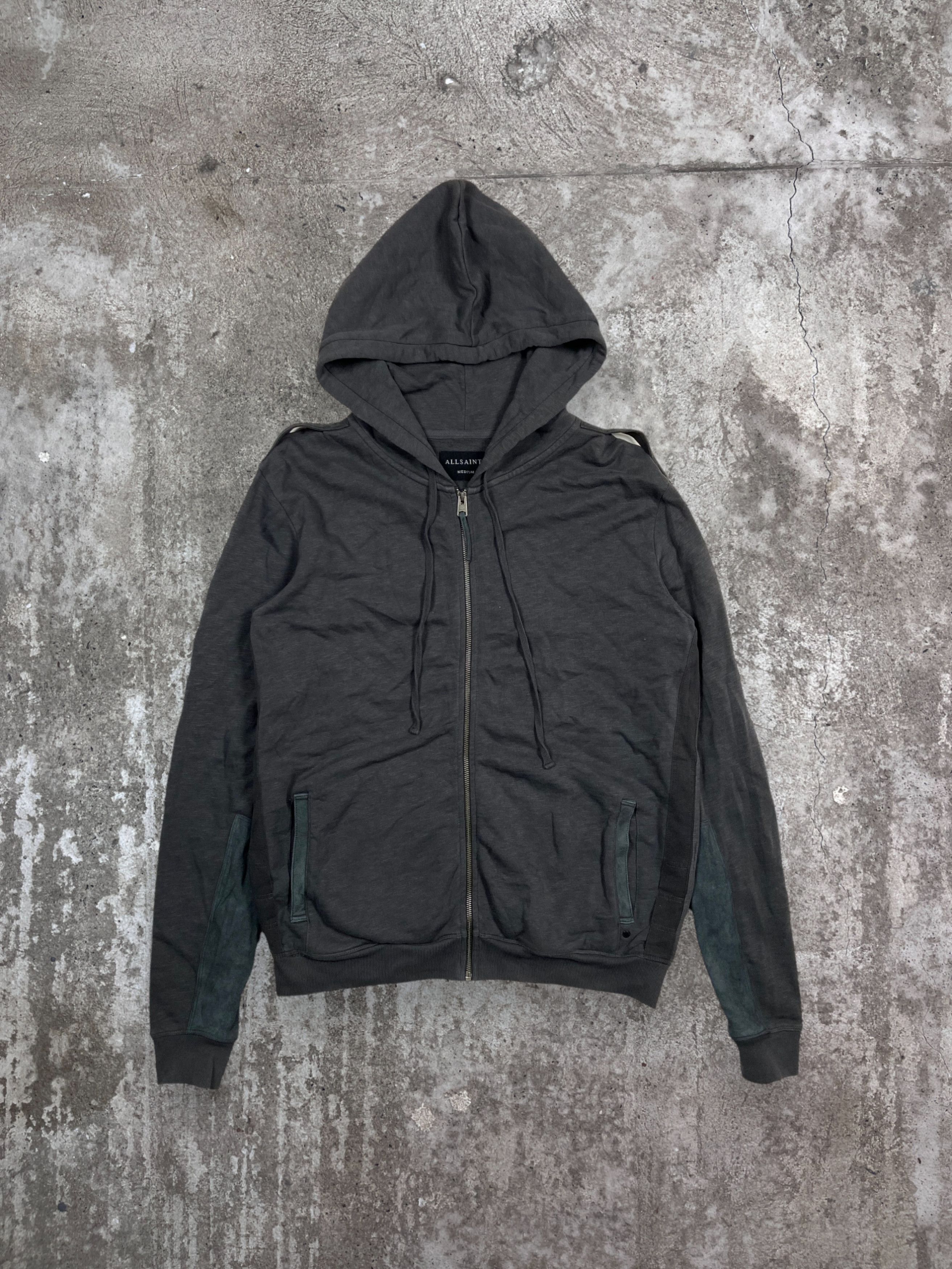 Allsaints ALLSAINTS ARCHIVE OVERSIZED BONDAGE ZIP HOODED JACKET № 1095 Size US M / EU 48-50 / 2 - 1 Thumbnail