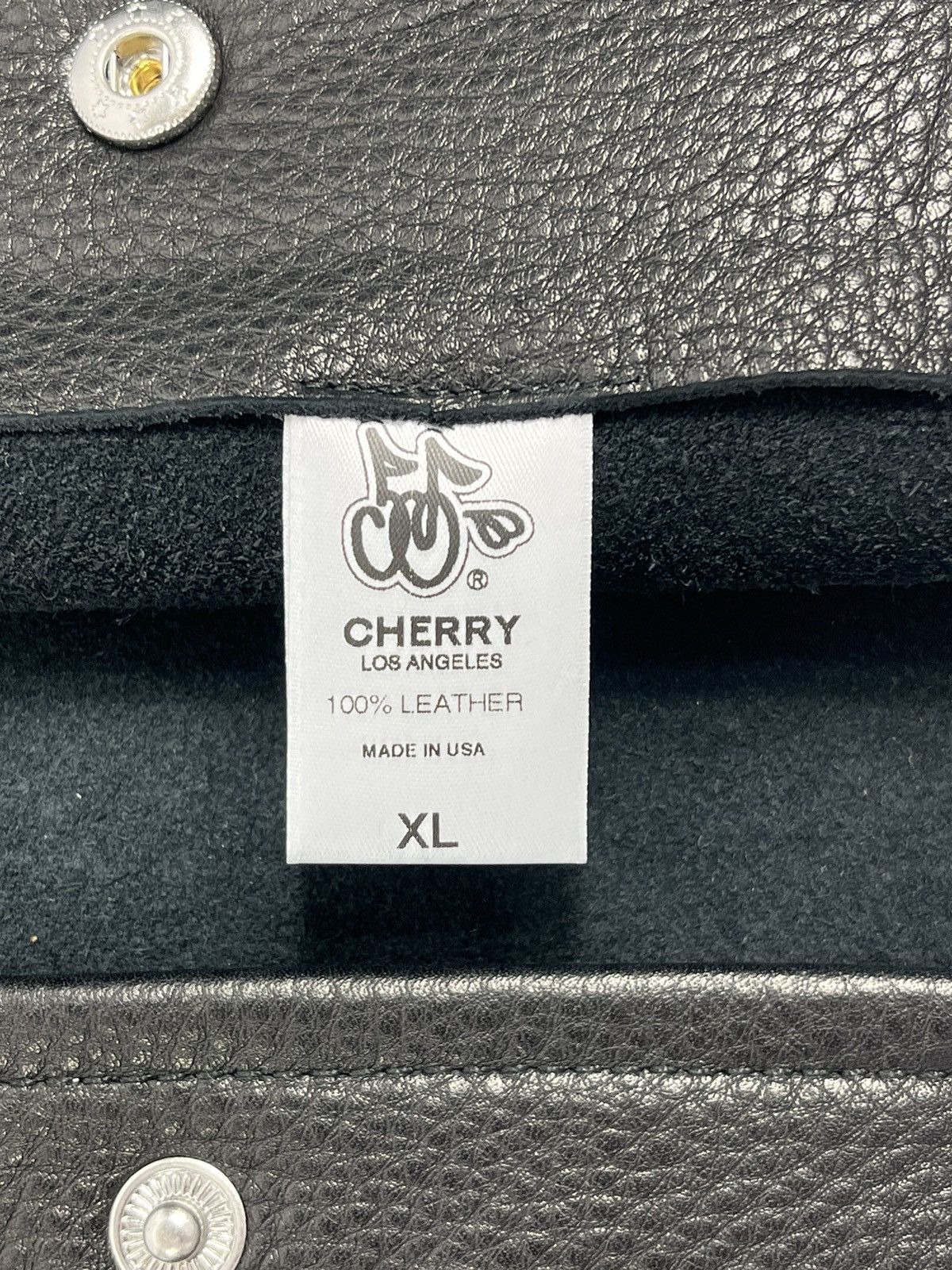 Cherry LA LEATHER BIKER VEST Size US XL / EU 56 / 4 - 6 Thumbnail