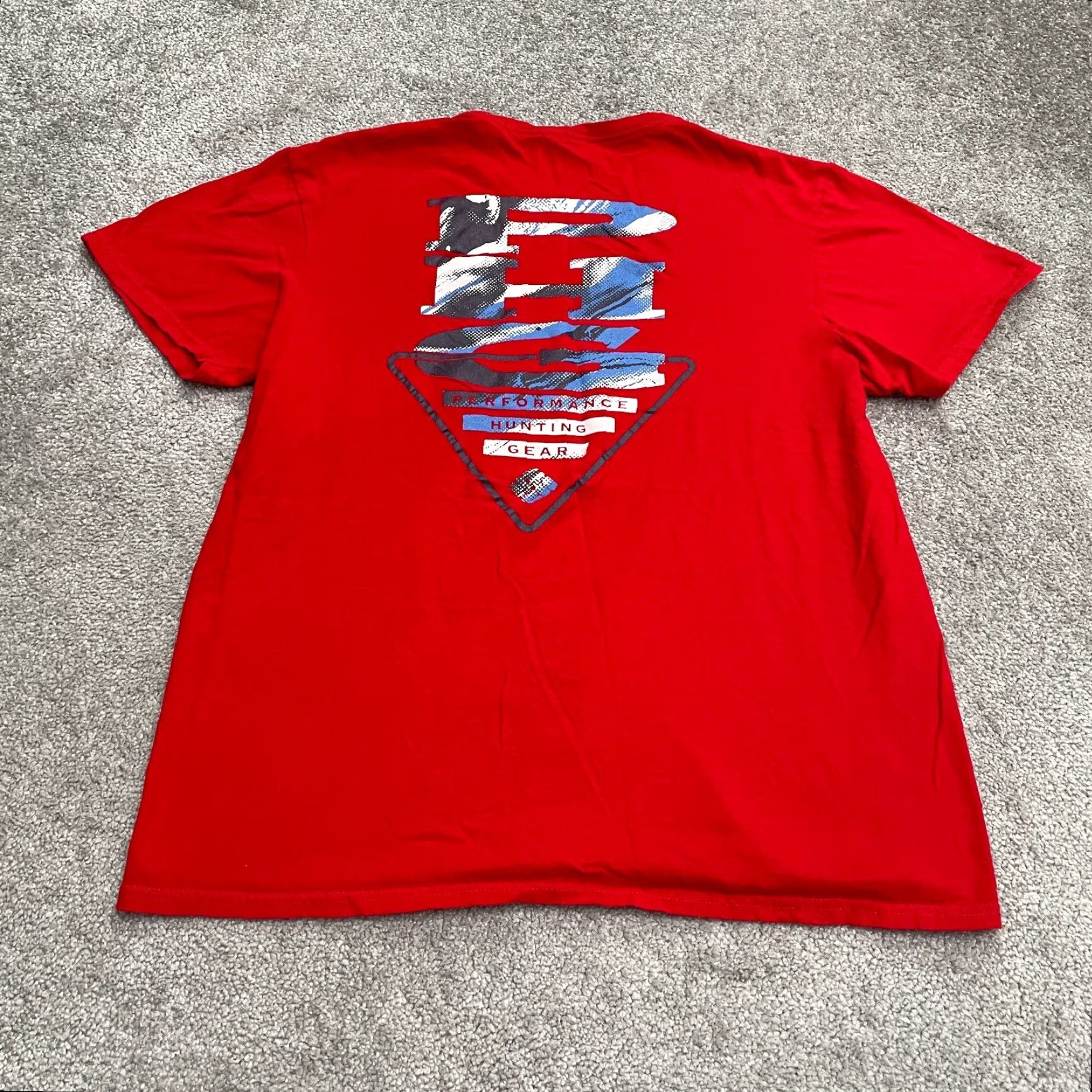 Vintage Columbia PHG Graphic T-Shirt Mens Large Red Crew Neck Short Sleeve Hunting Tee Size US L / EU 52-54 / 3 - 2 Thumbnail
