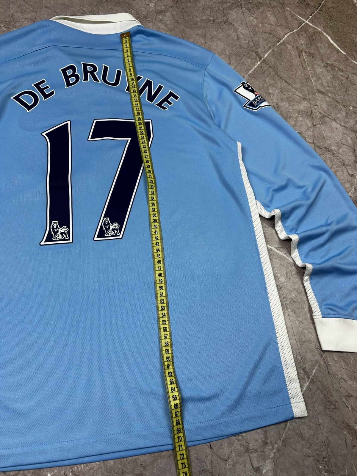 Nike Nike Manchester City De Bruyne 2017/18 home Long Sleeve Size US M / EU 48-50 / 2 - 18 Thumbnail