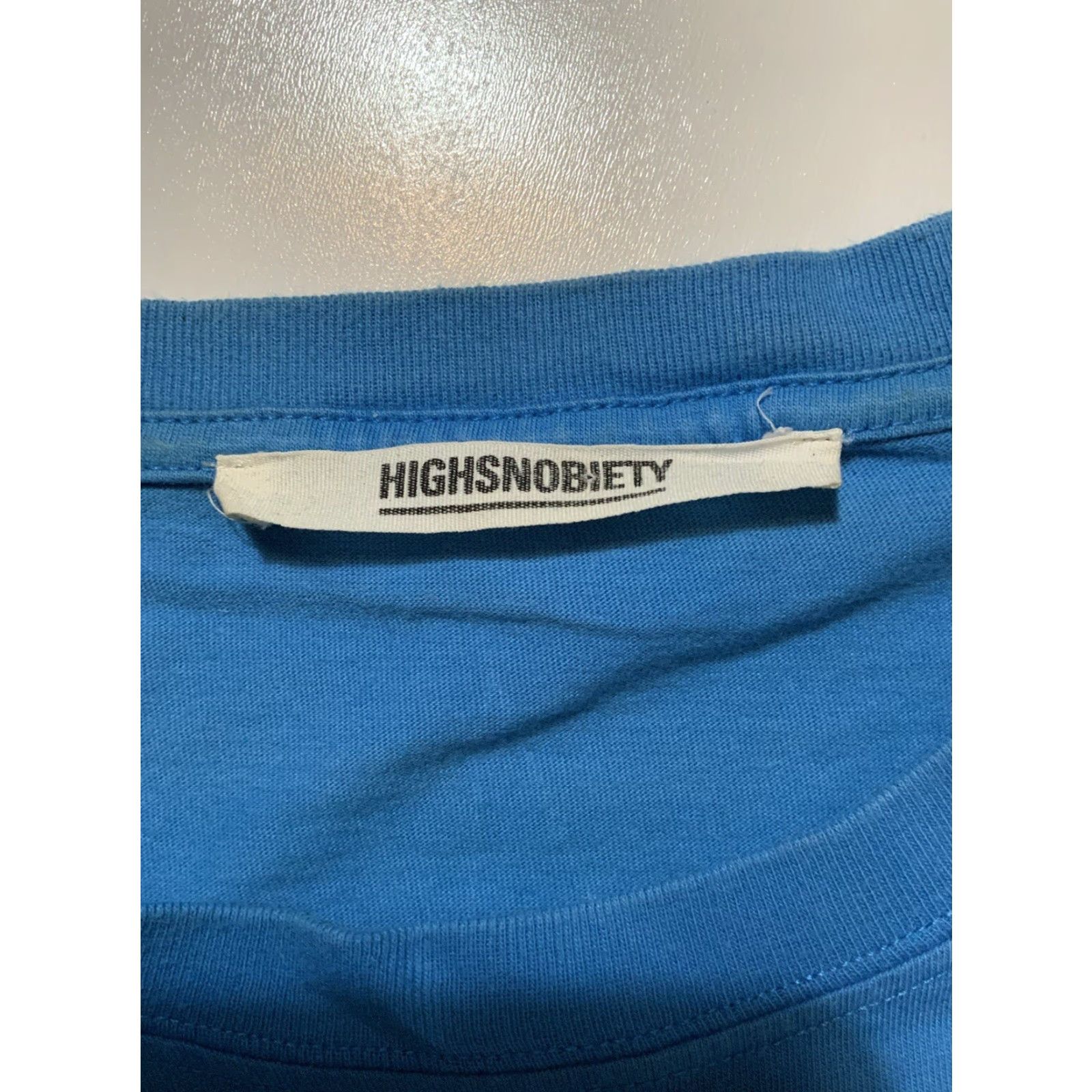 Vintage VINTAGE Highsnobiety Melt Music Festival SNDSYSTM Graphic Blue Crewneck L/S T-Shirt Sz.L Mens Size US L / EU 52-54 / 3 - 5 Thumbnail