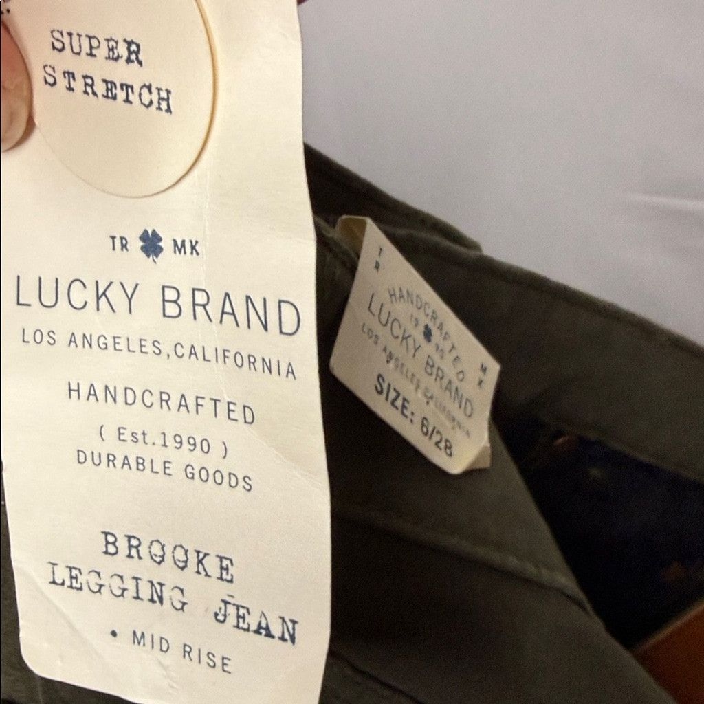 Lucky Brand NWT Lucky Brand Brooke stretch mid rise legging jeans 6/28 Size 28" / US 6 / IT 42 - 11 Thumbnail