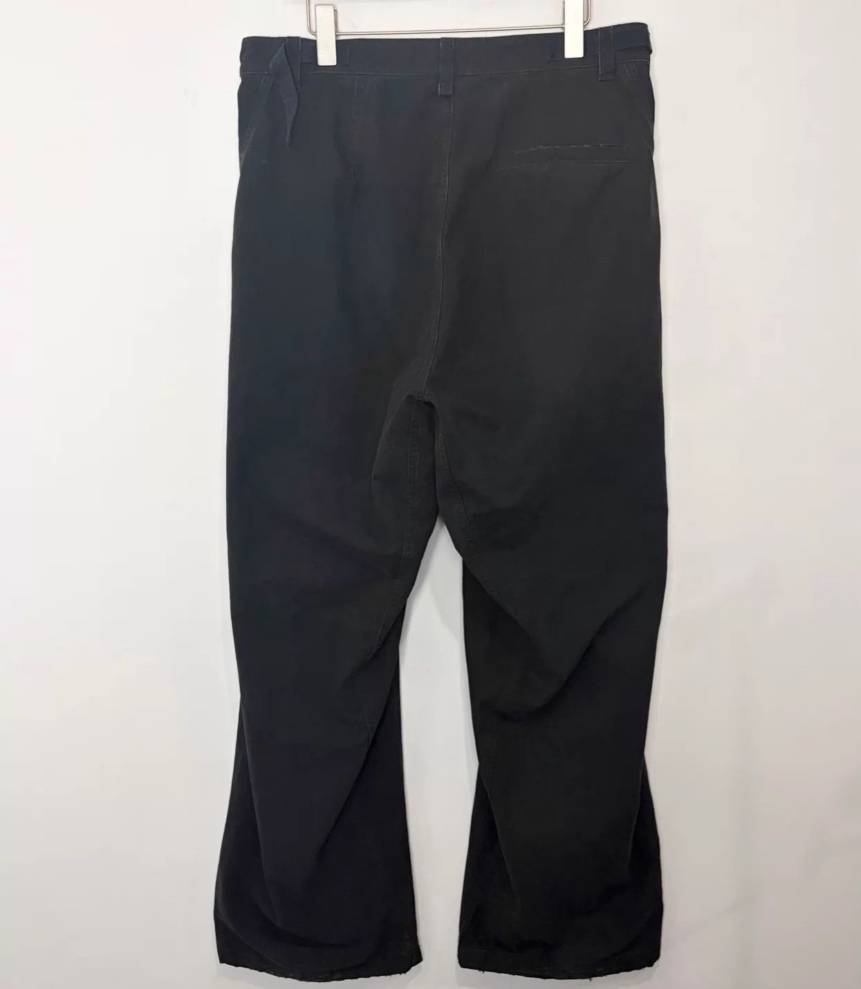 Balenciaga Balenciaga Mid-Waist Loose Straight Cargo M Black S Size US 30 / EU 46 - 2 Thumbnail