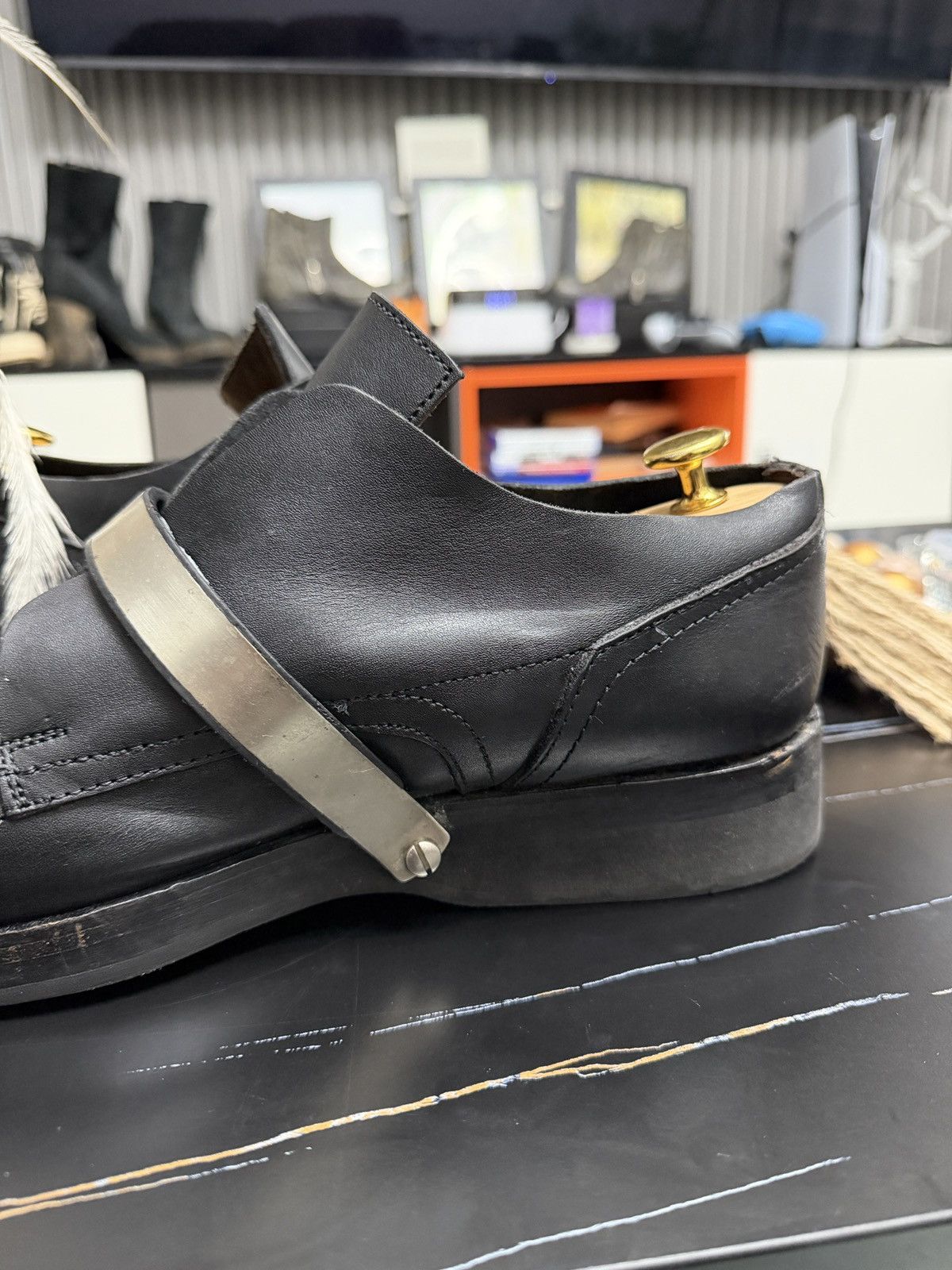 Dirk Bikkembergs F/w 1997 metal strap derbies Size US 13 / EU 46 - 9 Thumbnail