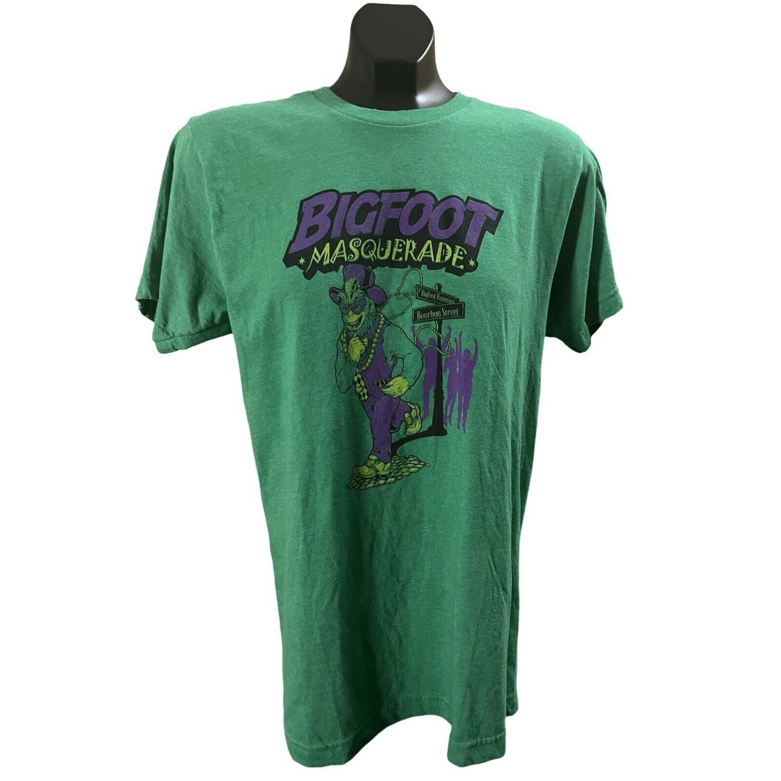 Tultex Bigfoot Masquerade Bourbon Street Graphic T-Shirt Size US M / EU 48-50 / 2 - 1 Thumbnail