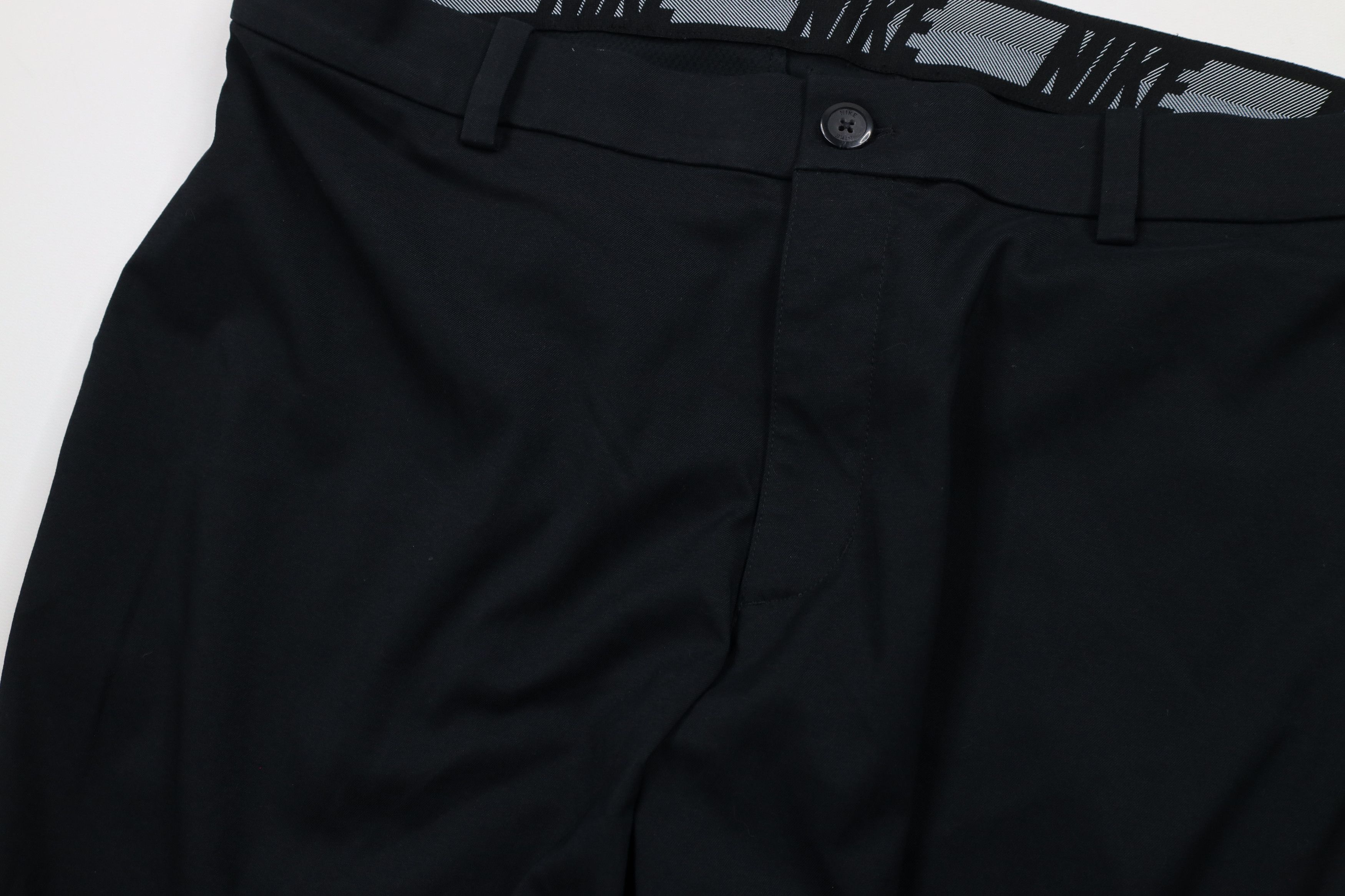 Nike × Vintage Nike Golf Knit Flat Front Stretch Golfing Chino Pants Black Size US 38 / EU 54 - 5 Thumbnail