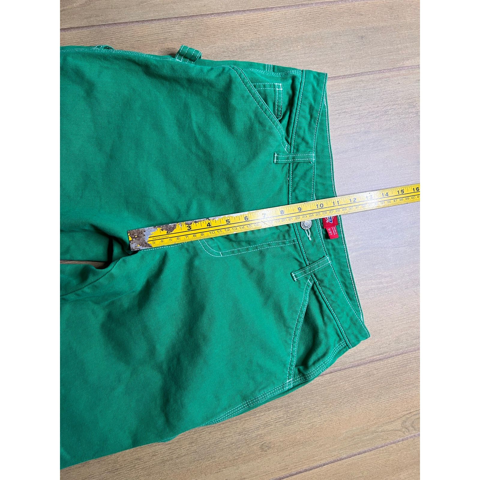 Dickies Y2K Dickies Women Sz 5/27 Duck carpenter pants in Green Y2K Size 27" / US 4 / IT 40 - 7 Thumbnail