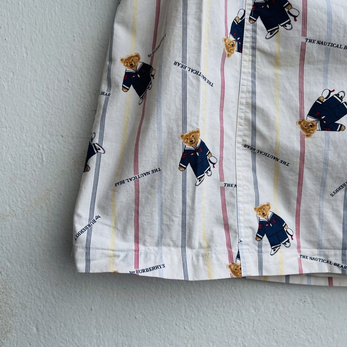 Burberry × Vintage Real Vintage Burberrys The Nautical Bear Monogram Skirts Size 26" / US 2 / IT 38 - 8 Thumbnail