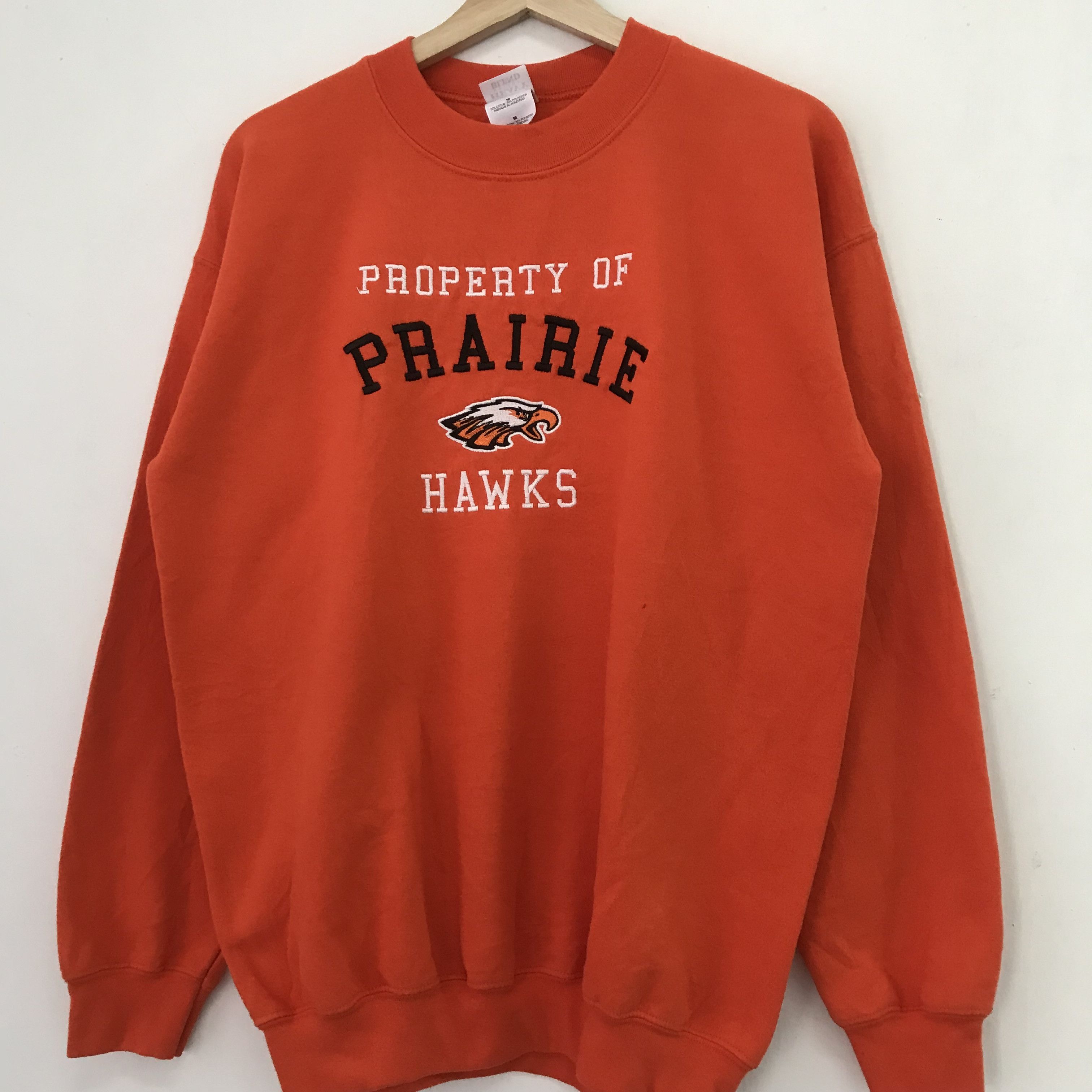 Hawk Vintage Y2K Prairie Hawks Sweatshirt - 230 Size US M / EU 48-50 / 2 - 3 Thumbnail