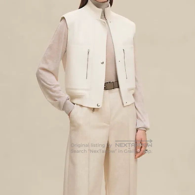 Hermes Hermes Women's Cashmere Vest Jacket Size S / US 4 / IT 40 - 1 Thumbnail