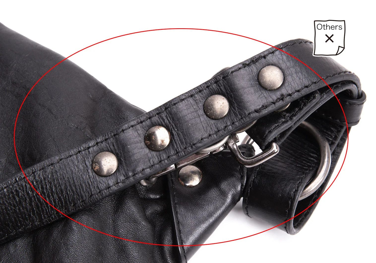 Jean Paul Gaultier Leather Harness Rucksack in Black Size ONE SIZE - 8 Thumbnail