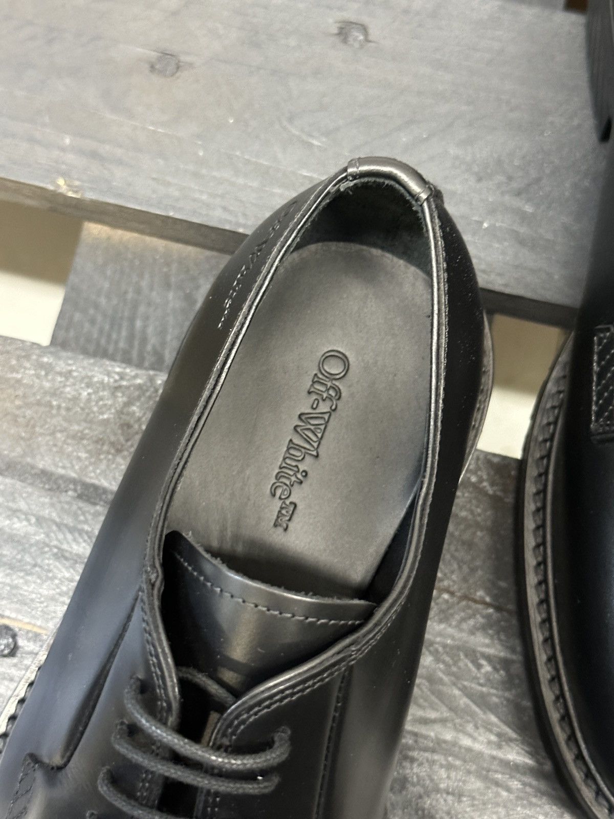 Off-White Military Derby. Sz 45 Size US 12 / EU 45 - 10 Thumbnail