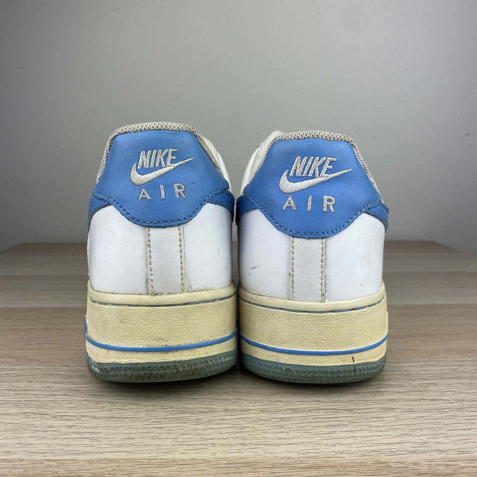 Nike Nike Air Force 1 University Blue Sneakers Size 9 Used Worn Size US 9 / EU 42 - 4 Thumbnail