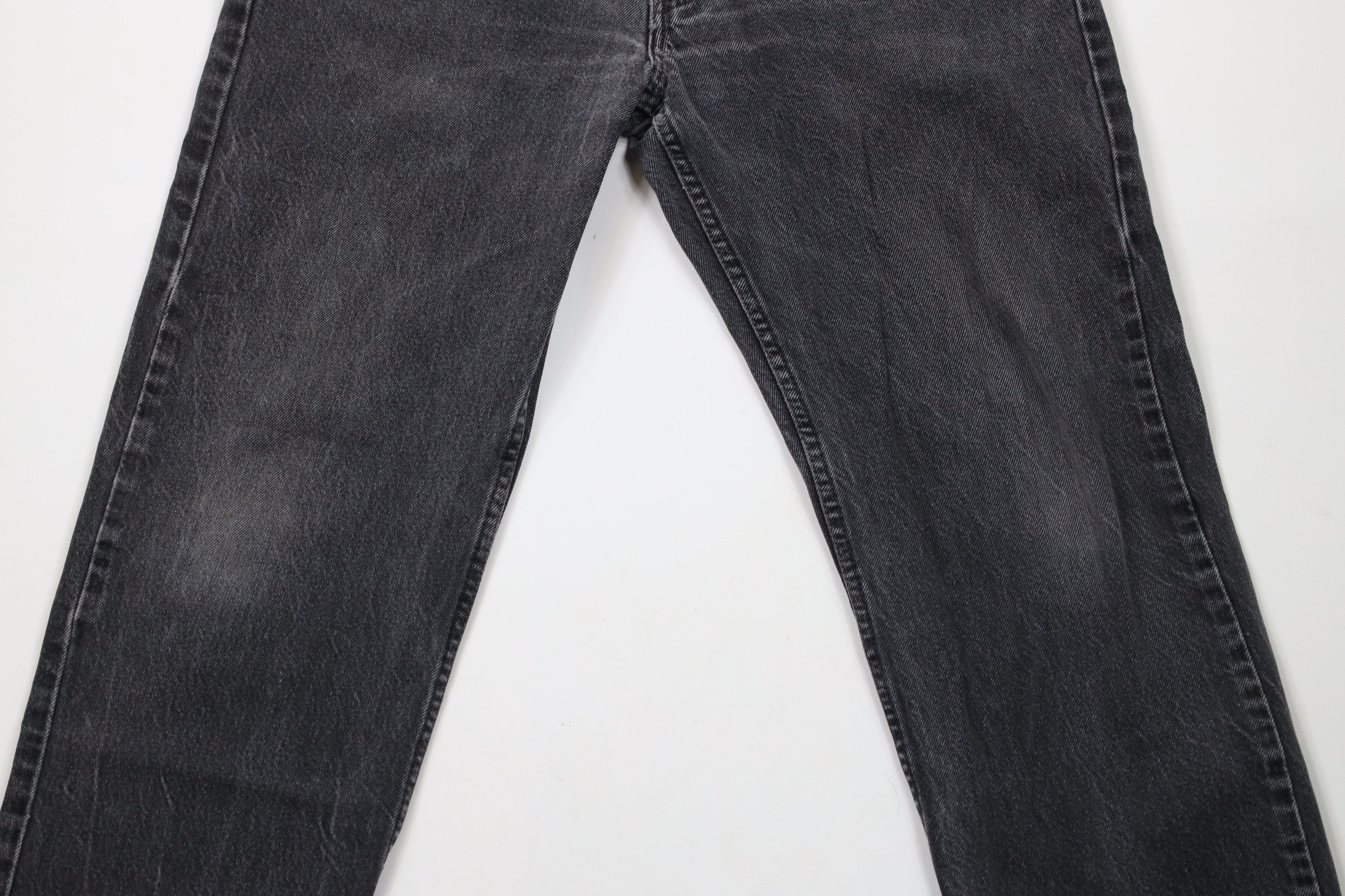 Levi's × Vintage Vintage Y2K 2005 Levis 550 Fit Denim Jeans Black Cotton Size 32 - 3 Thumbnail