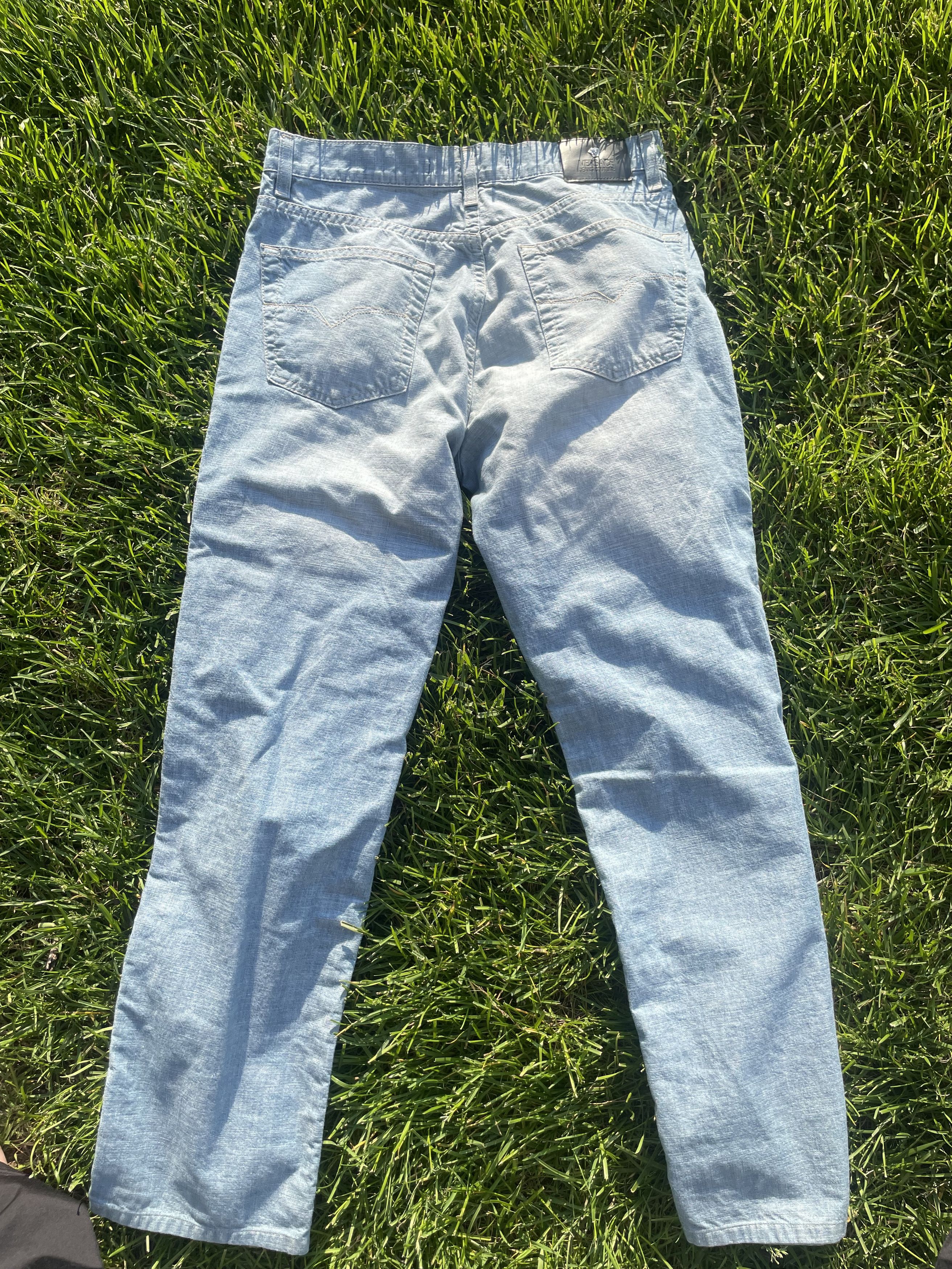 Versace Jeans Couture Versace Jeans Couture Light Blue Wash Denim Size US 30 / EU 46 - 2 Thumbnail