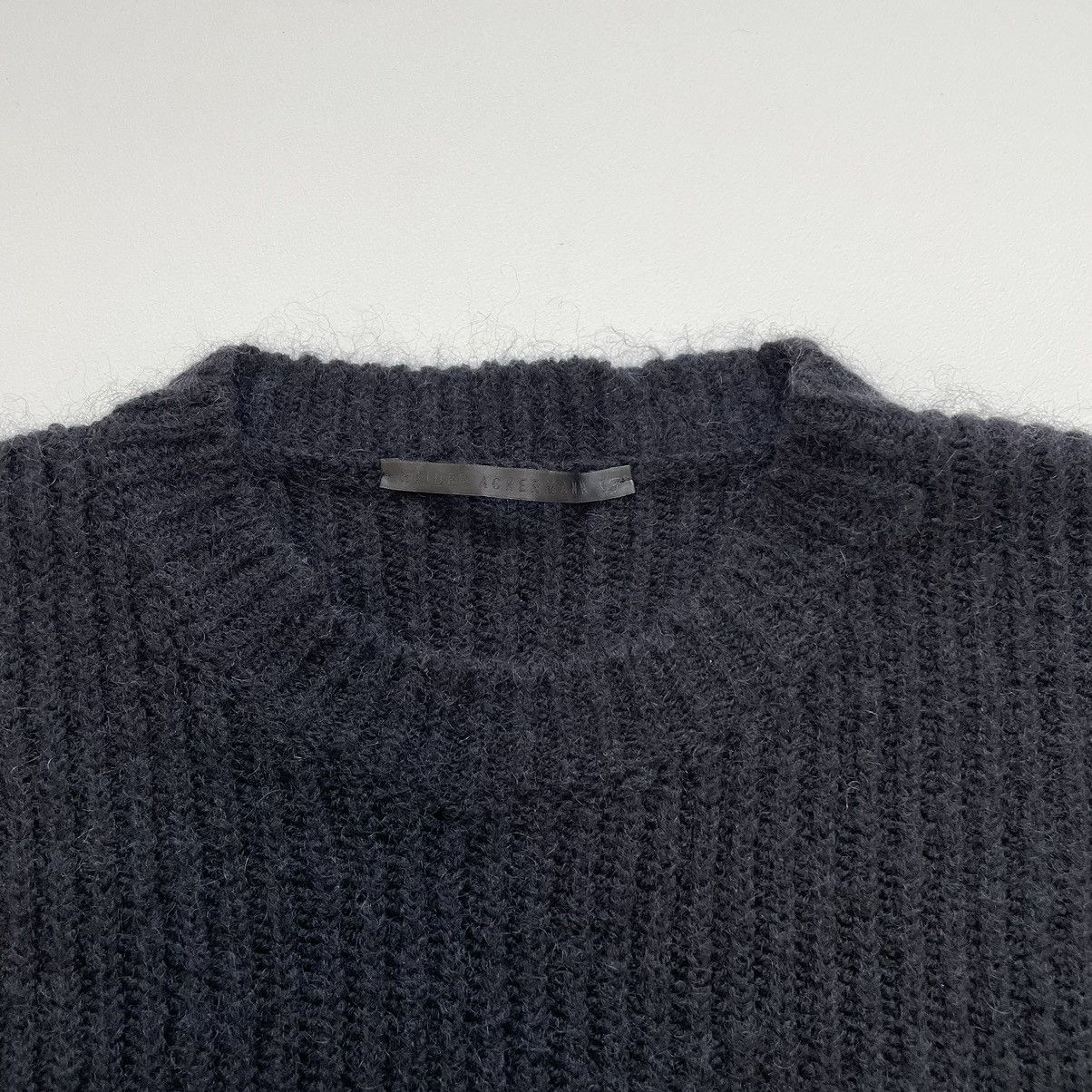 Haider Ackermann Ribbed Black Mohair Sweater Size US L / EU 52-54 / 3 - 3 Thumbnail