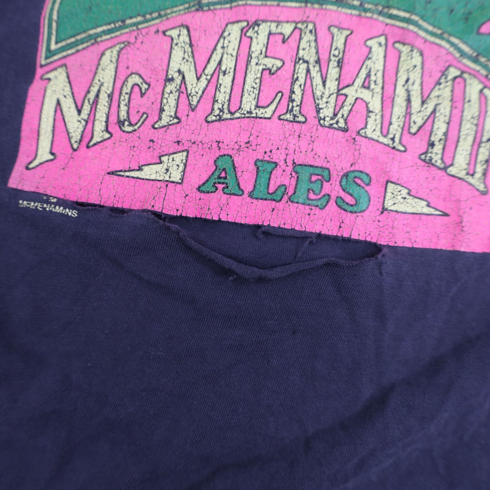 Vintage Vintage Distressed McMenamins Ales Graphic T Shirt Size US XL / EU 56 / 4 - 7 Thumbnail