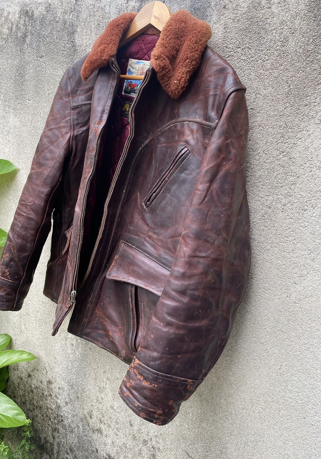 Aero Leathers 🔥Vintage Aero Leather halfbelt highwayman jacket Size US S / EU 44-46 / 1 - 2 Thumbnail
