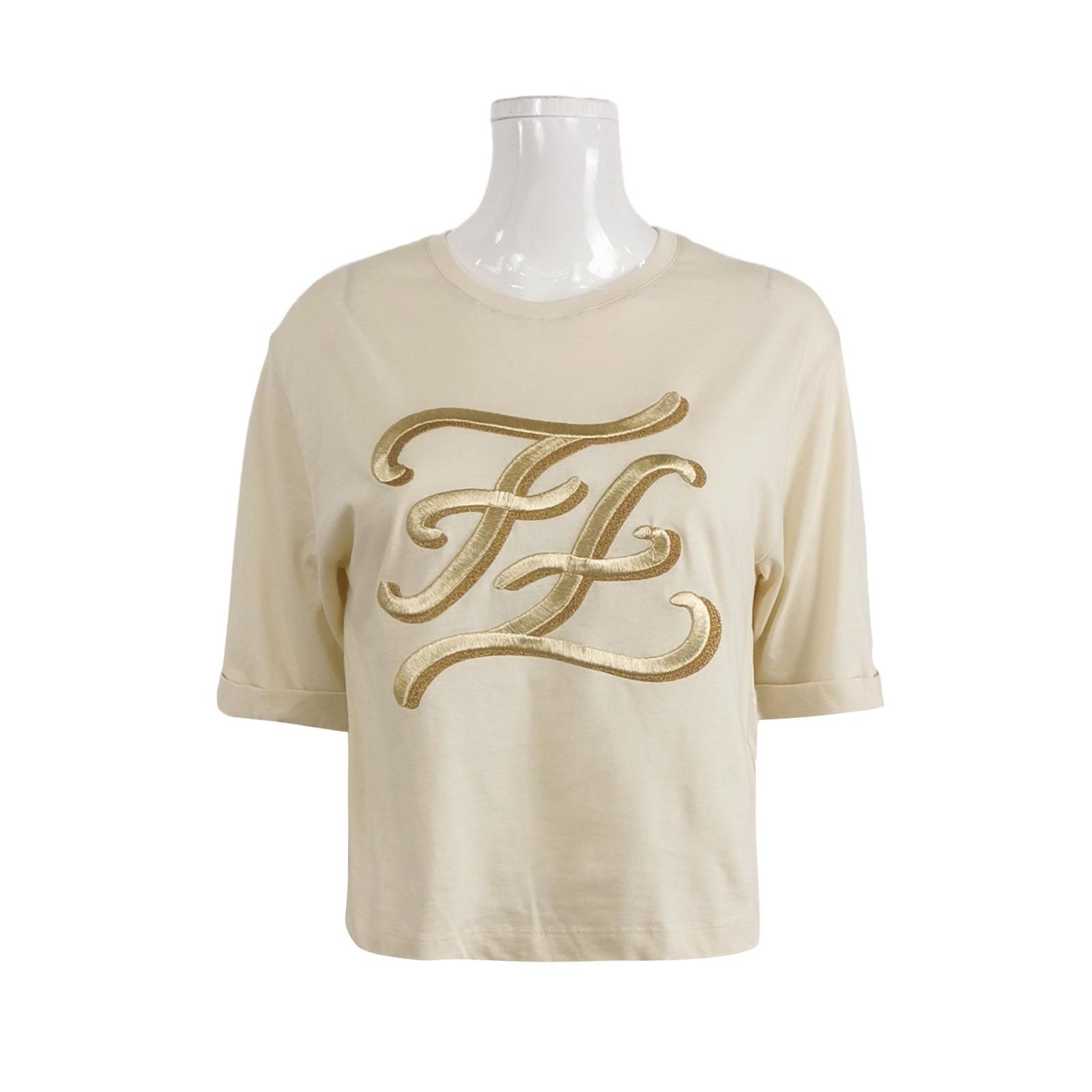 Fendi Fendi Silk Round Neck Short Sleeve T-Shirt Size XS / US 0-2 / IT 36-38 - 1 Thumbnail