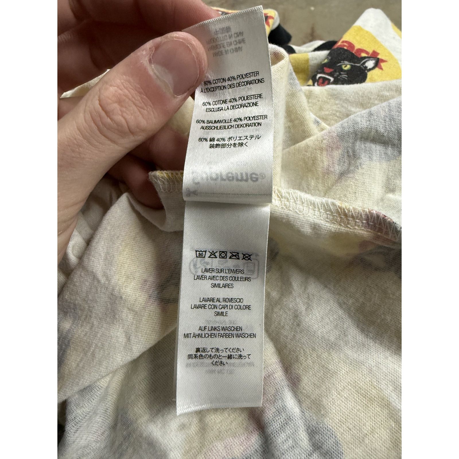 Supreme Supreme All Over Cat Tee Used Large Size US L / EU 52-54 / 3 - 3 Thumbnail