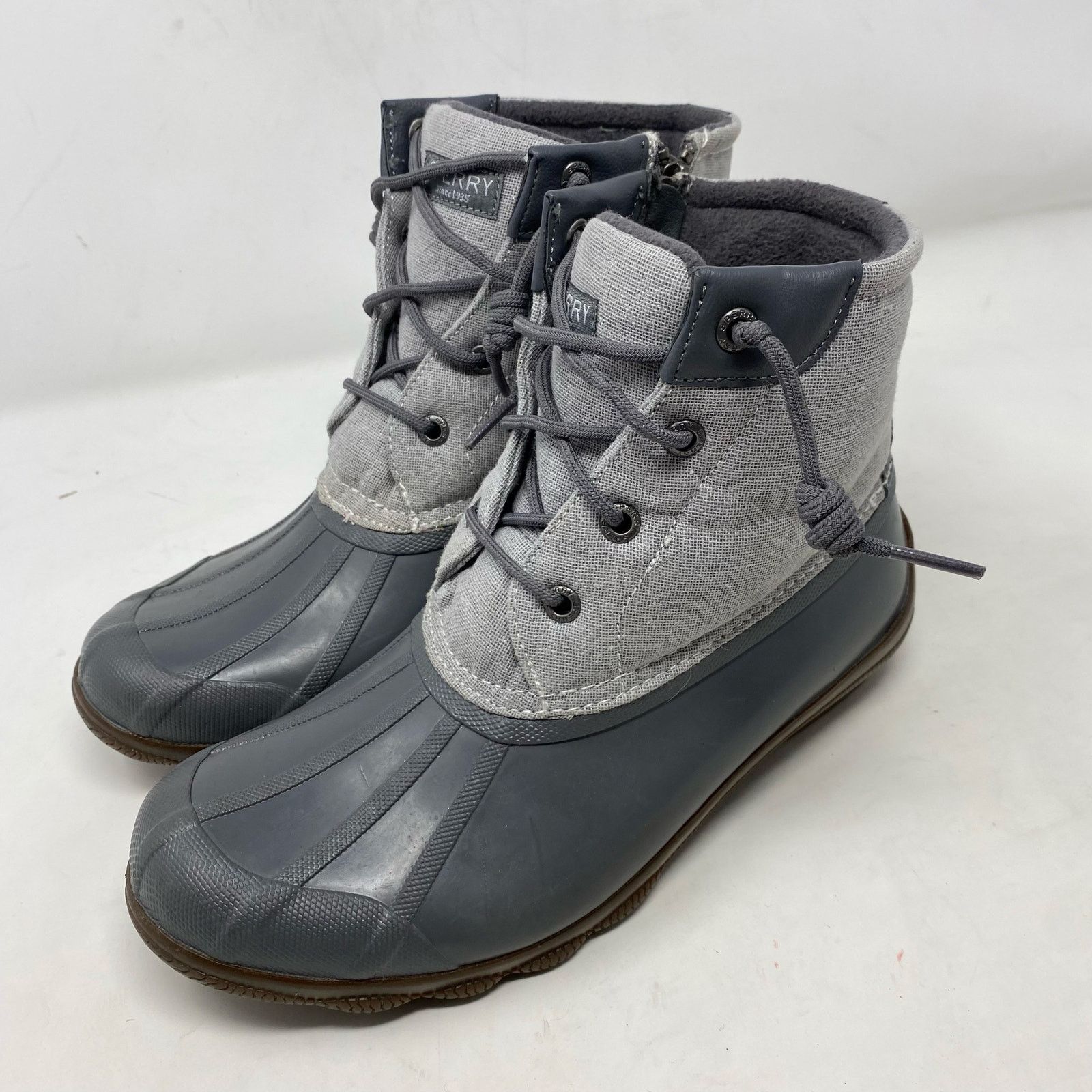 Sperry Sperry Grey Waterproof All Weather Duck Boots Womens Size 7 Size US 7 / IT 37 - 1 Thumbnail