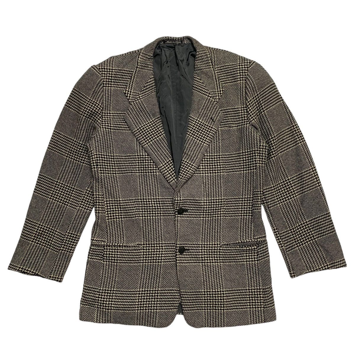 Giorgio Armani Vintage Giorgio Armani Plaid Blazer Size 46R - 1 Thumbnail