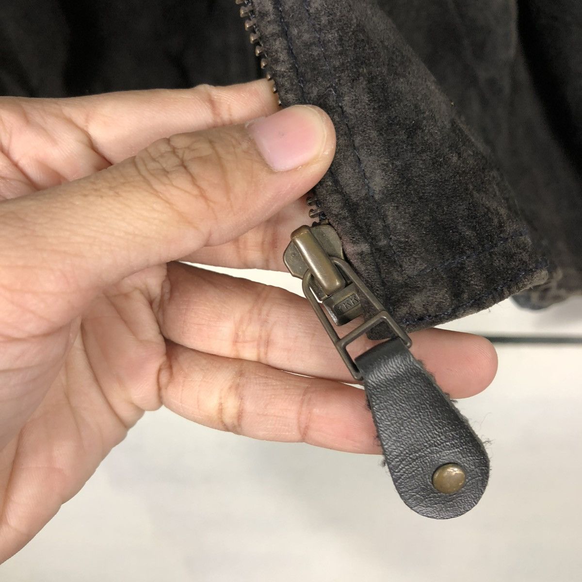 Japanese Brand 🔥VINTAGE GENUINE LEATHER JACKET XENON MEN ISSEY MIYAKE Size US L / EU 52-54 / 3 - 18 Thumbnail