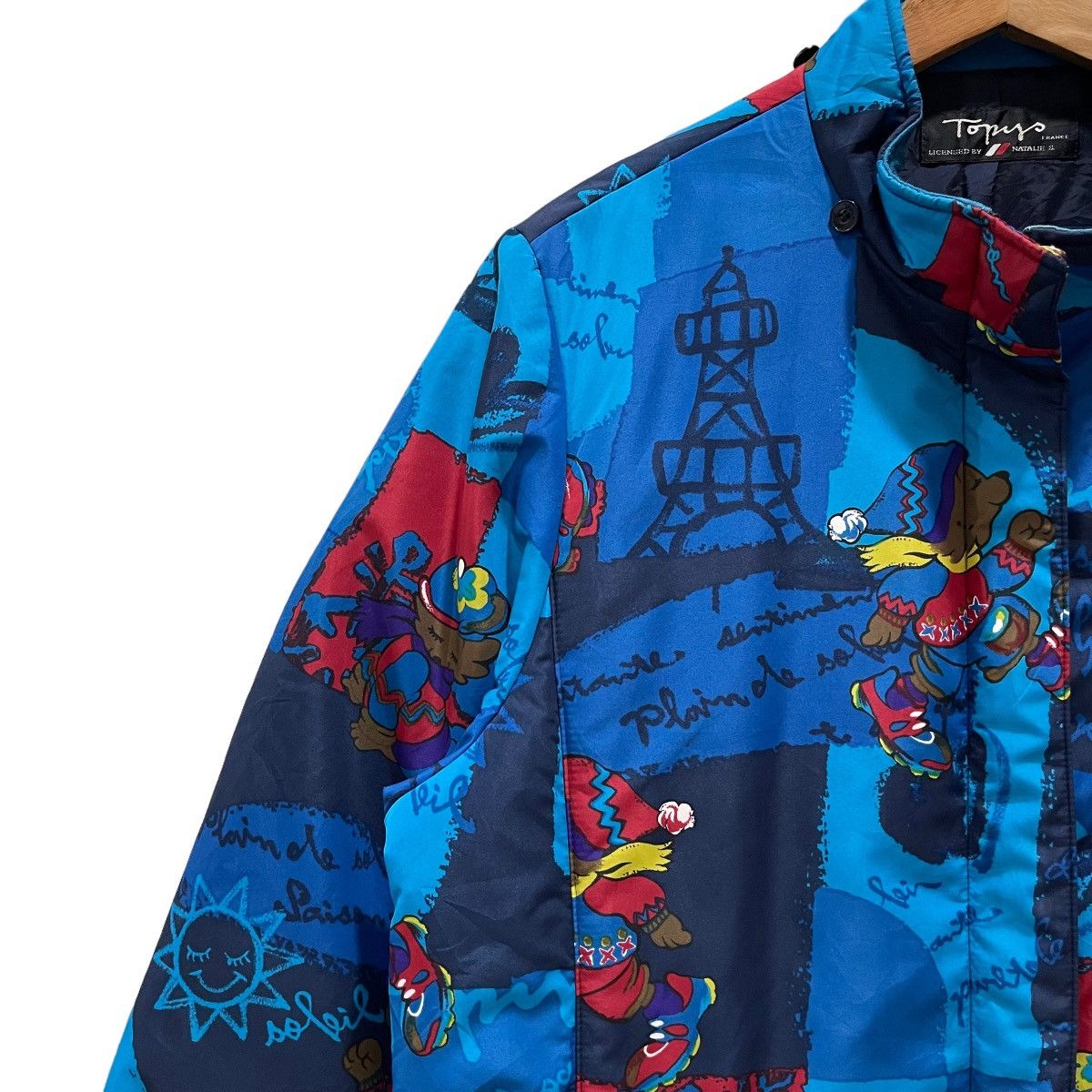Designer × French Connection × Vintage Topys France by Natalie S French Designer Bomber Jacket Size US M / EU 48-50 / 2 - 4 Thumbnail