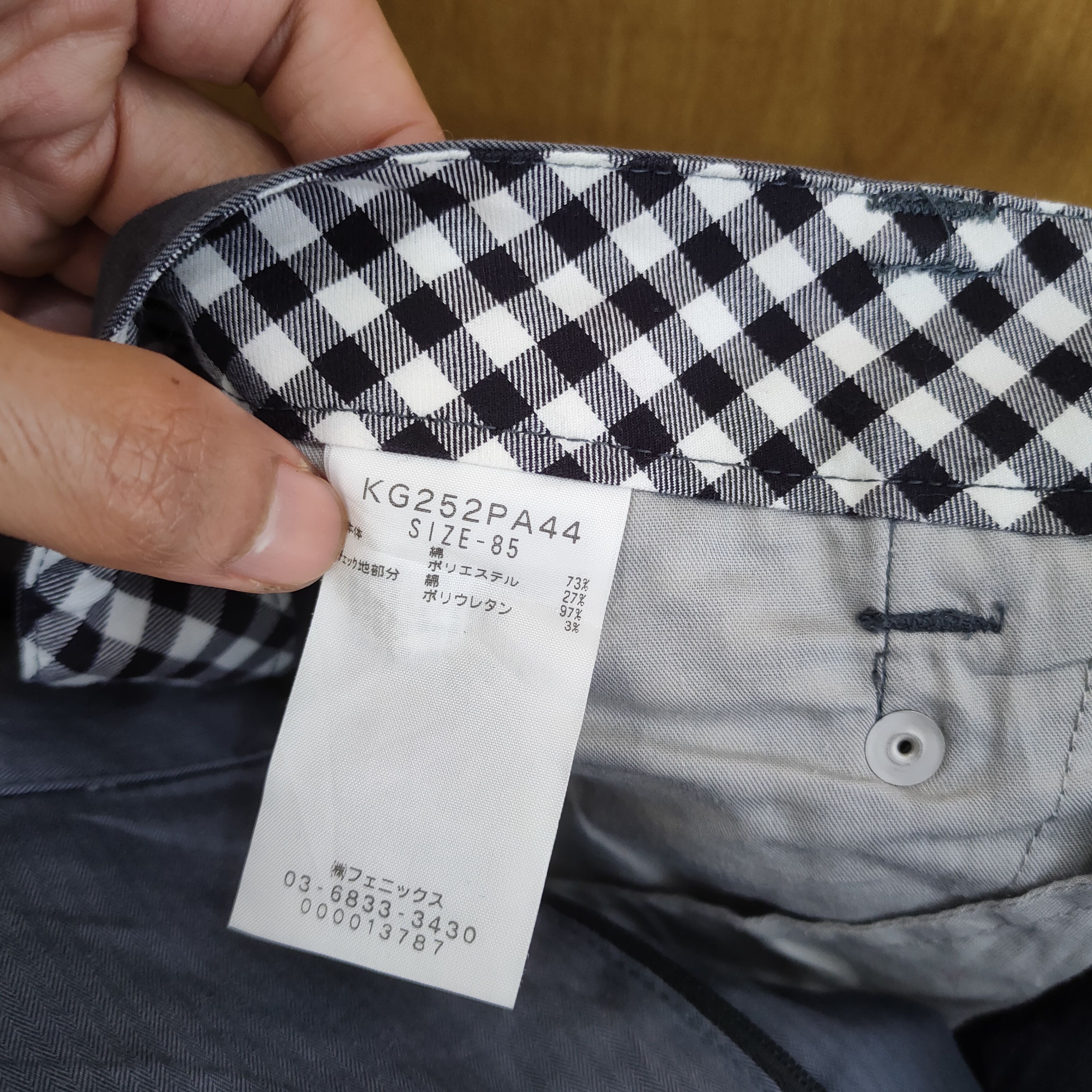 Kappa KAPPA GREY TROUSER CHINO PANTS Size US 34 / EU 50 - 10 Thumbnail