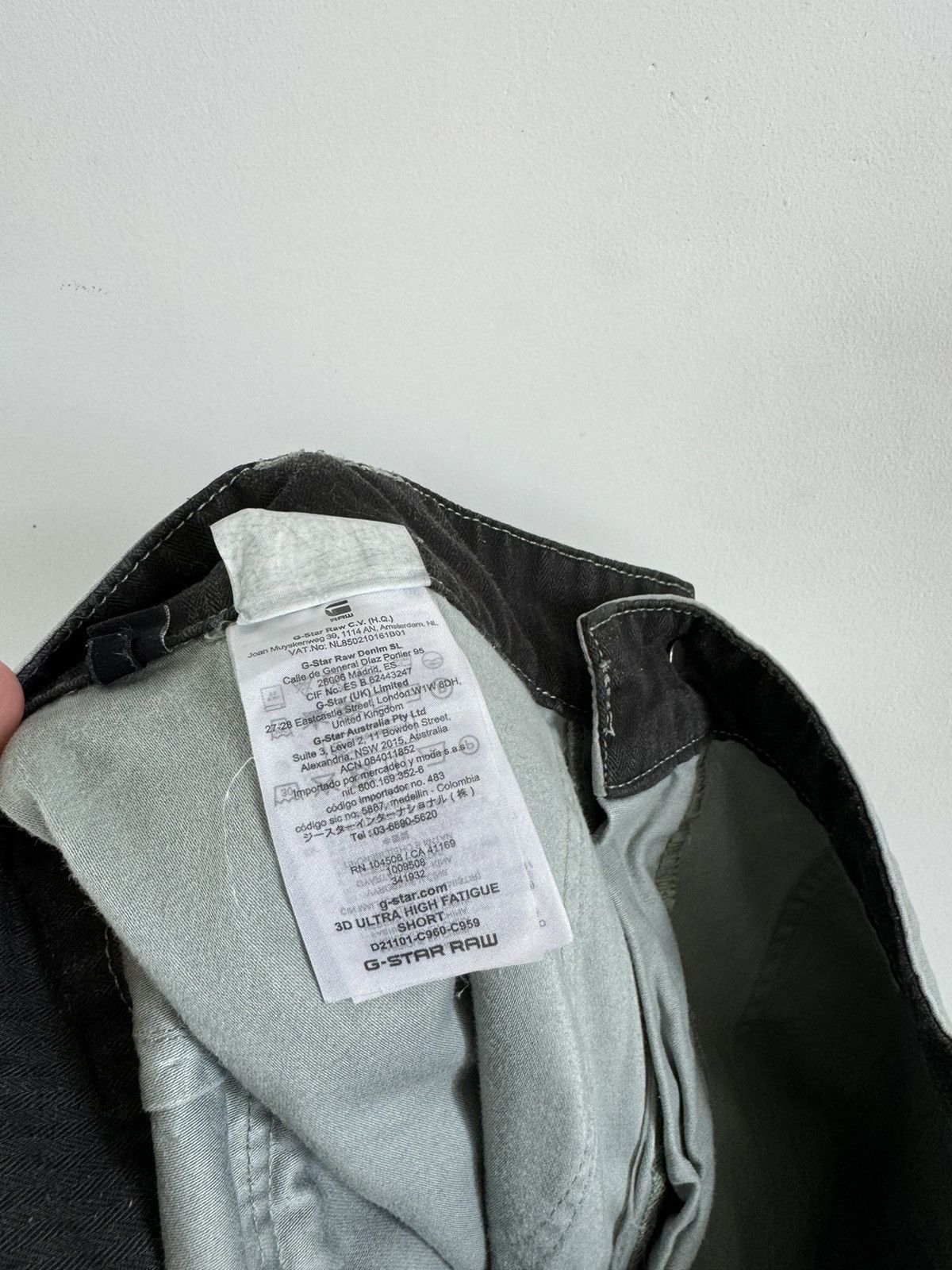 G-Star G-Star Raw 3D Ultra High Fatigue Shorts Size US 31 - 5 Thumbnail